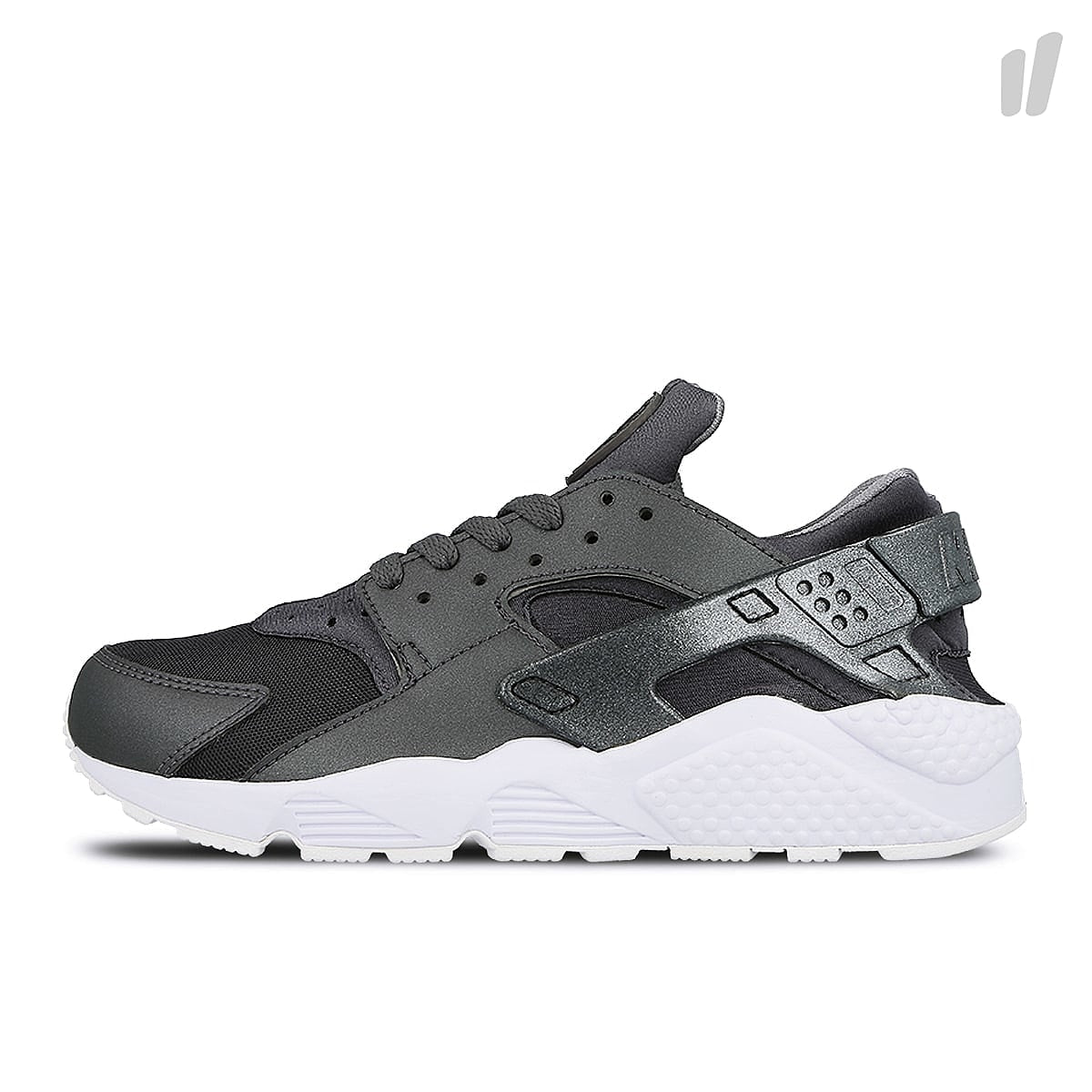 Nike air huarache run premium Metallic Hematite / Metallic Hematite - Cool Grey Low Top Sneakers 704830 009 | Overkill