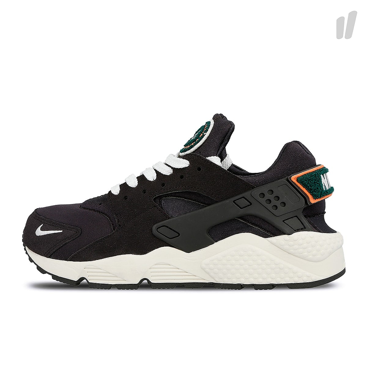 Nike air huarache run premium Oil Grey / Sail - Rainforest - Bright Mango Low Top Sneakers 704830 015 | Overkill
