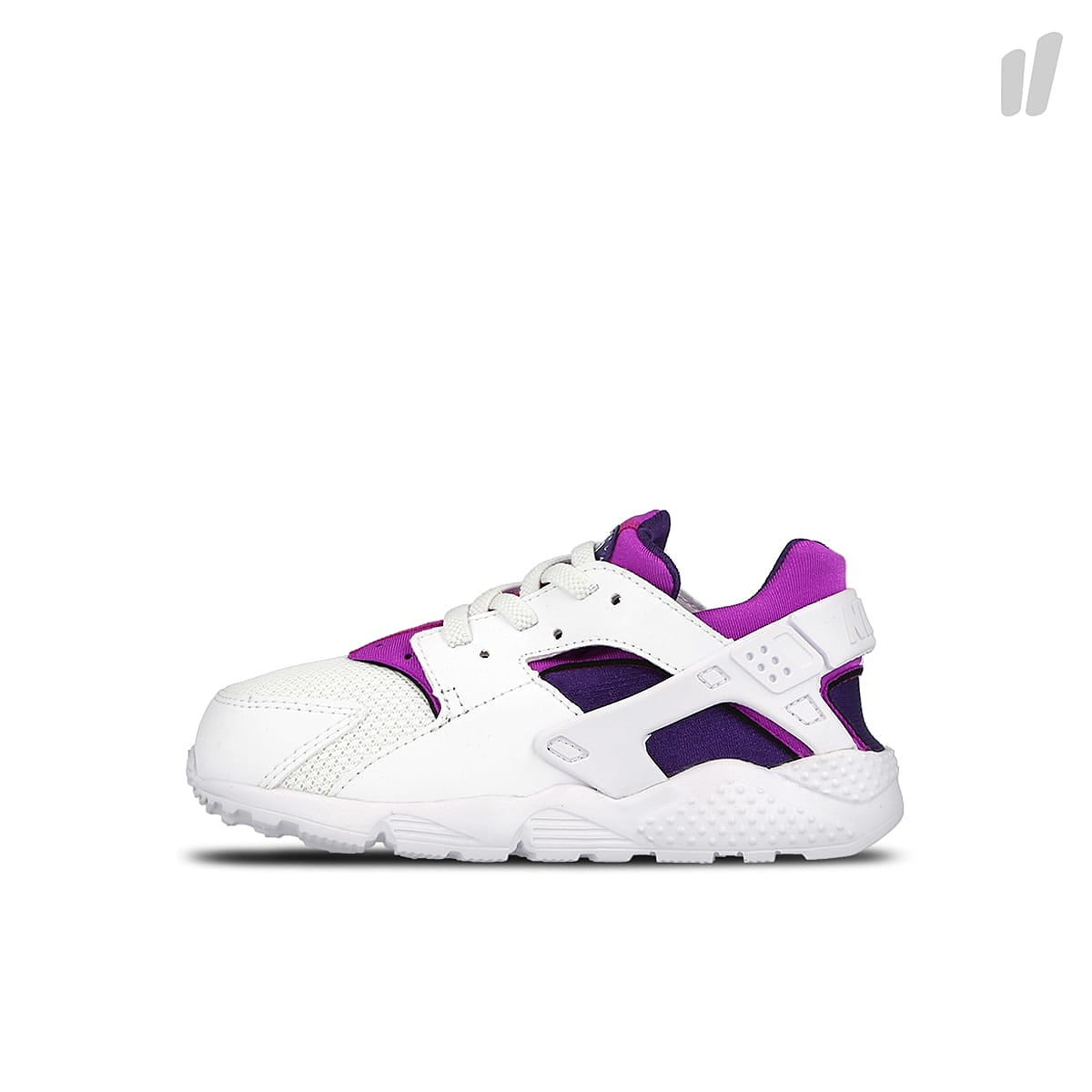 Nike huarache run td White-White - Hyper Violet - Court Purple Sneakers 704952 105 | Overkill