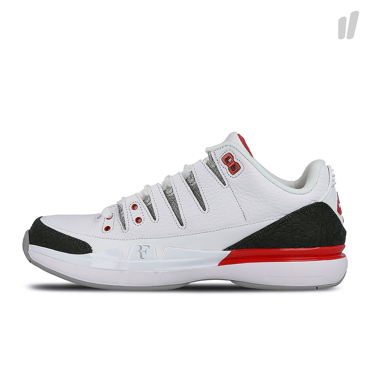 Nike zoom vapor rf x aj3 White / Fire Red - Silver - Black Sneakers 709998 106 | Overkill