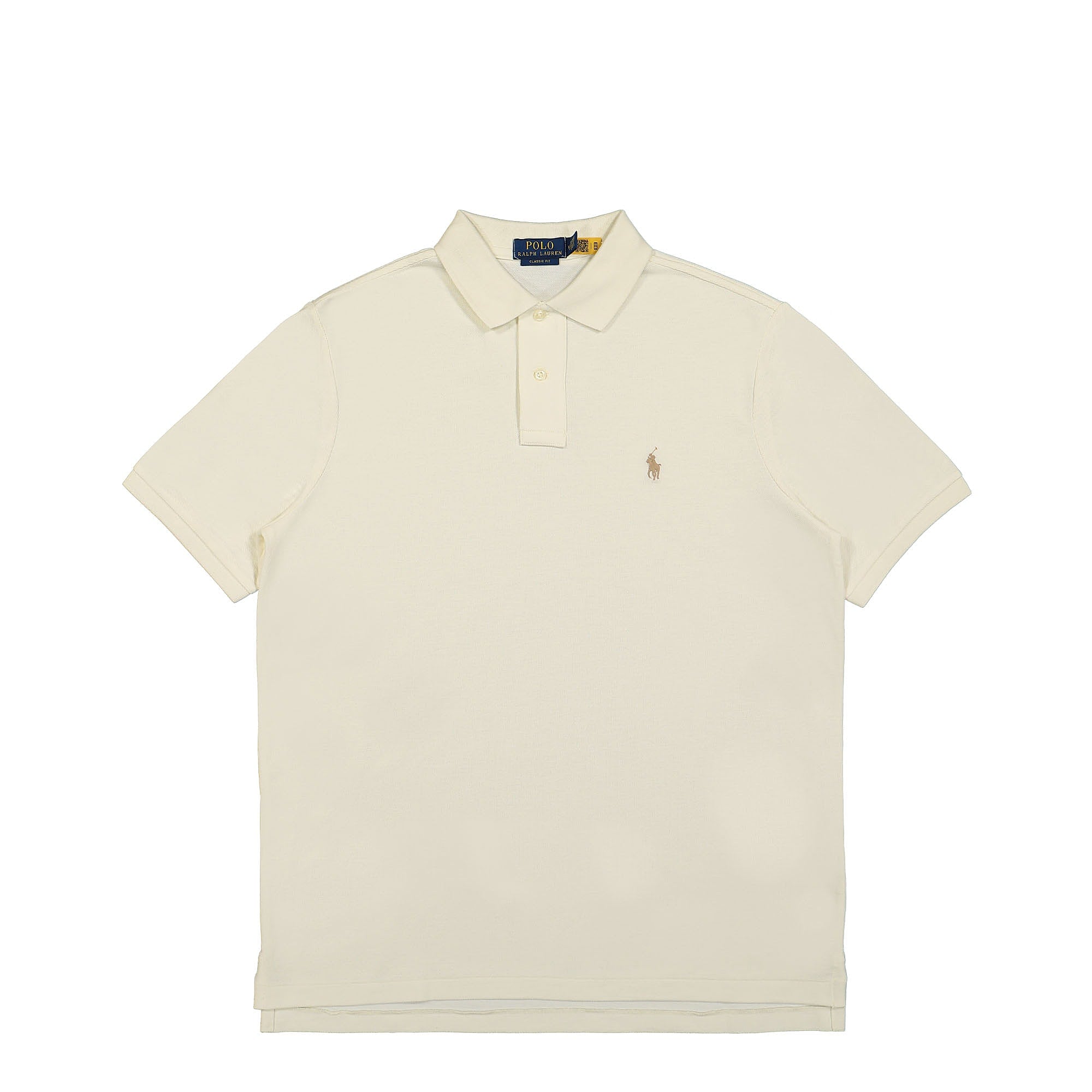 Polo Ralph Lauren Classic Piqué Poloshirt Parchment Cream Polo Shirts 710534735420 | Overkill