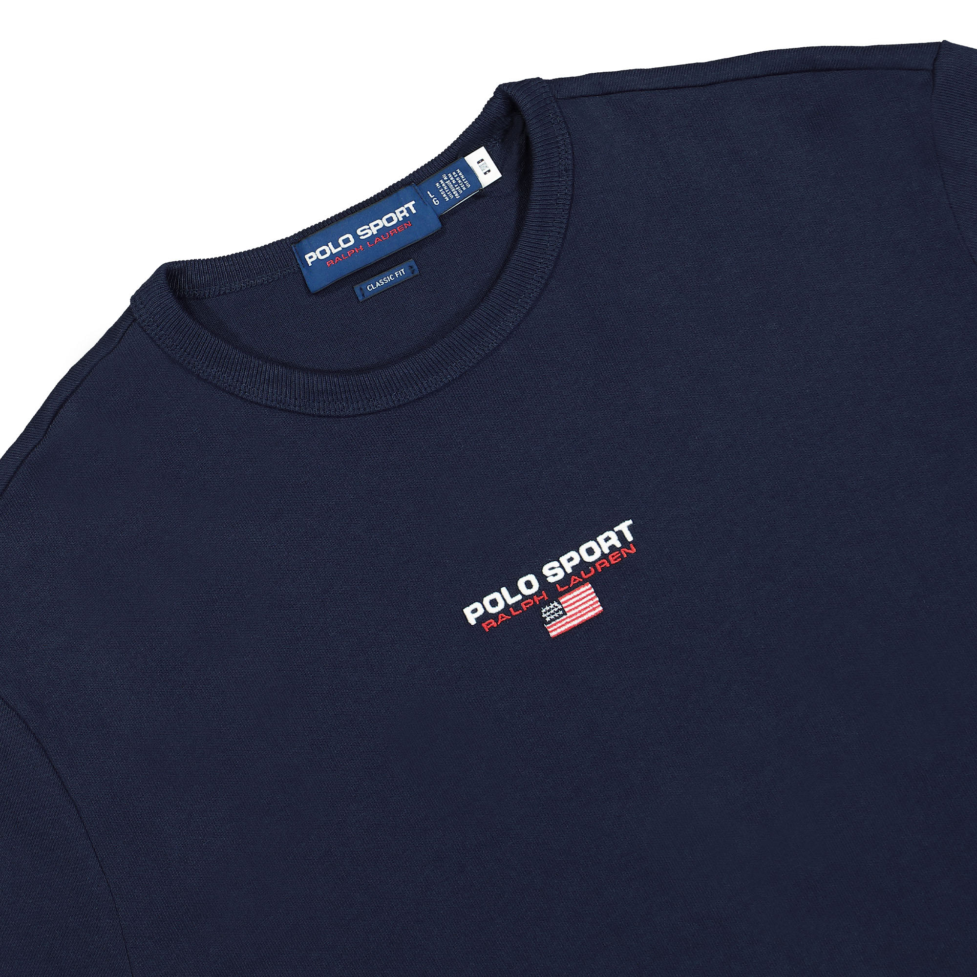 Polo Ralph Lauren Polo Sport Classic Fit T-Shirt Navy / White T-Shirts Close-up | Overkill