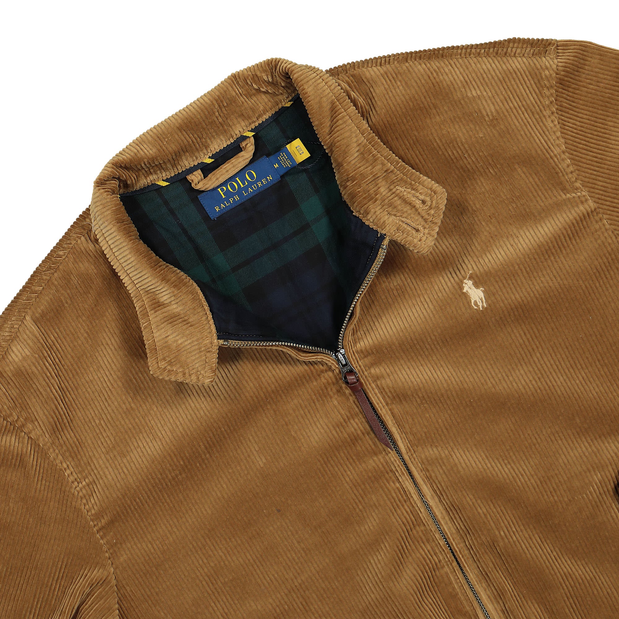 Polo Ralph Lauren Corduroy WB-Lined Shirt Jacket Dispatch Tan Bomber & Varsity Jackets Close-up | Overkill