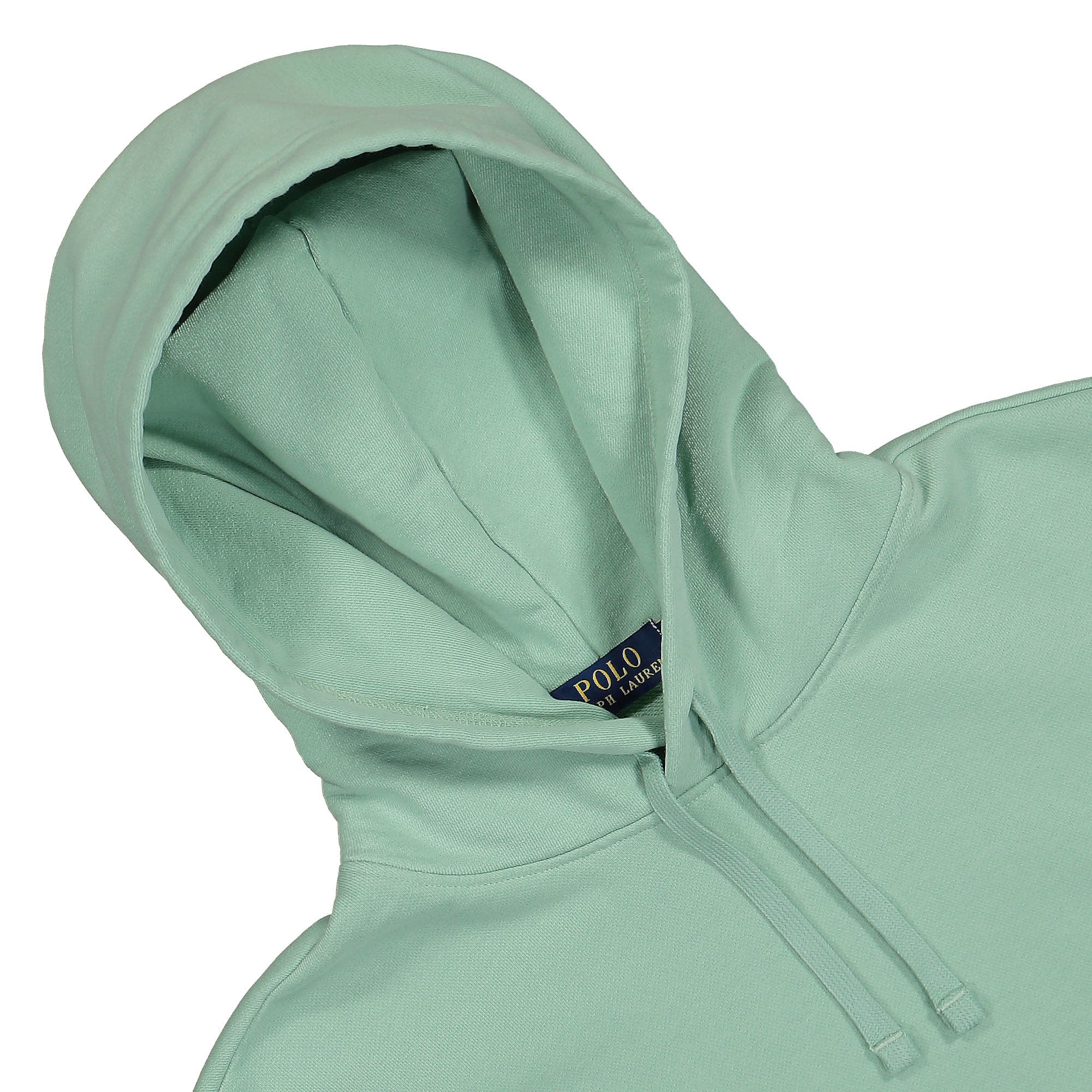 Polo Ralph Lauren Loopback Fleece Hoodie Celadon Hoodies Close-up | Overkill