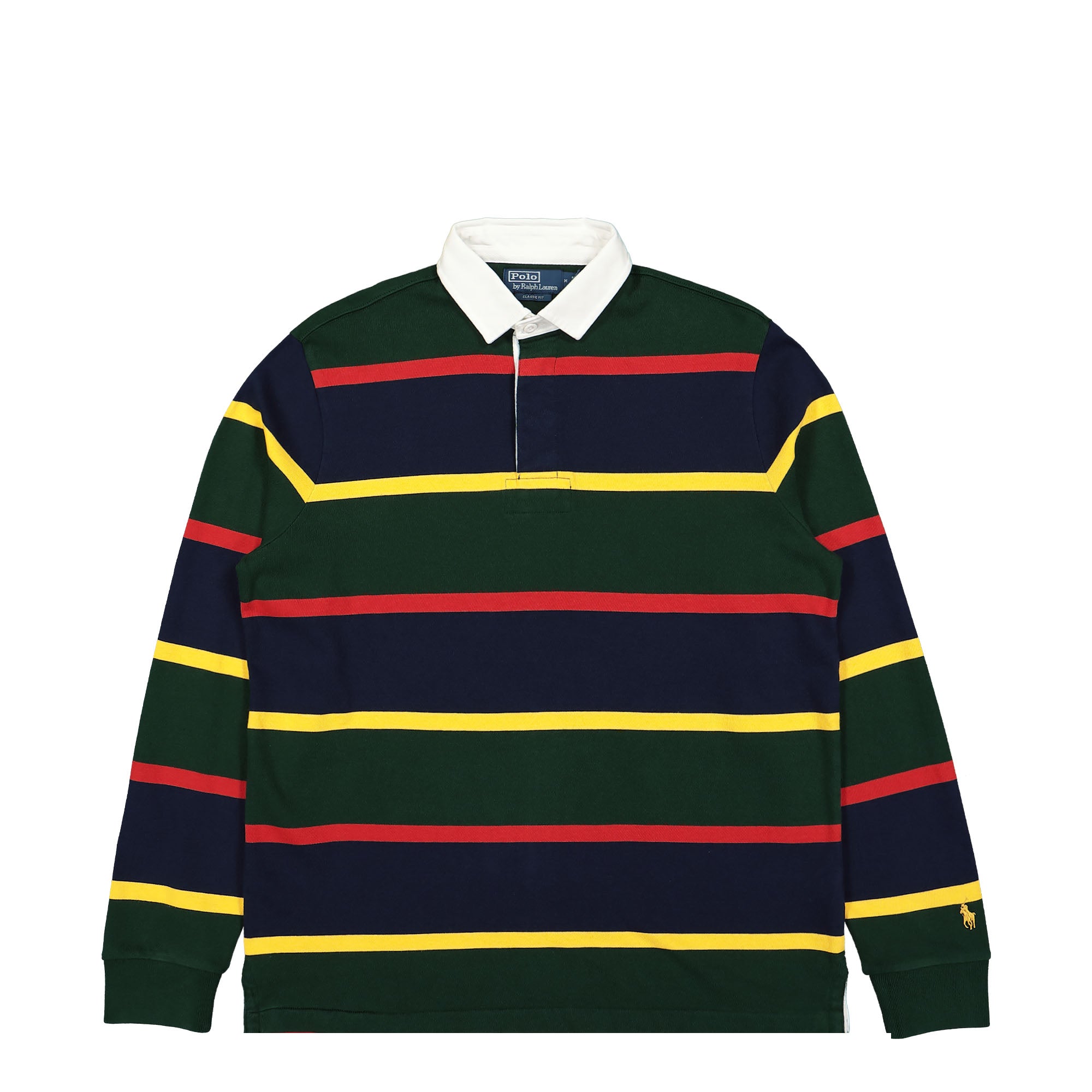 Polo Ralph Lauren Heavy Rugby Jersey College Green / Multi Longsleeves 710916829003 | Overkill