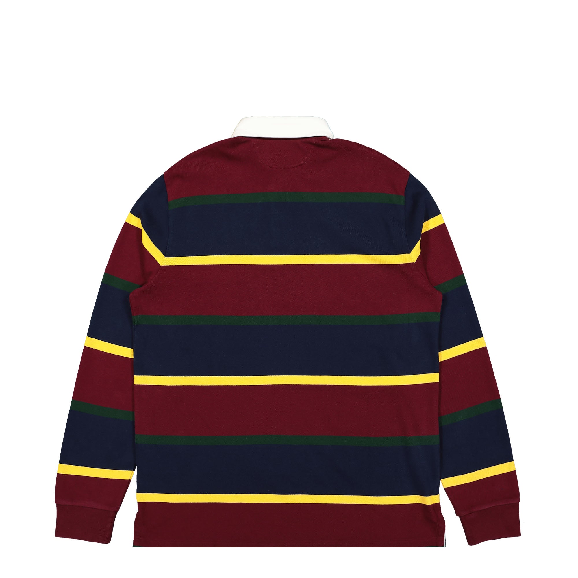 Polo Ralph Lauren Heavy Rugby Jersey Wine Red / Multi Longsleeves Material | Overkill