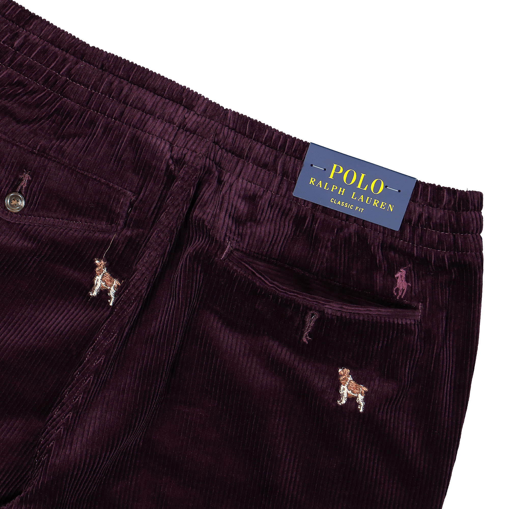 Polo Ralph Lauren Classic Fit Prepster Corduroy Pant Chelsea Purple Sweat & Track Pants Detail view 1 | Overkill
