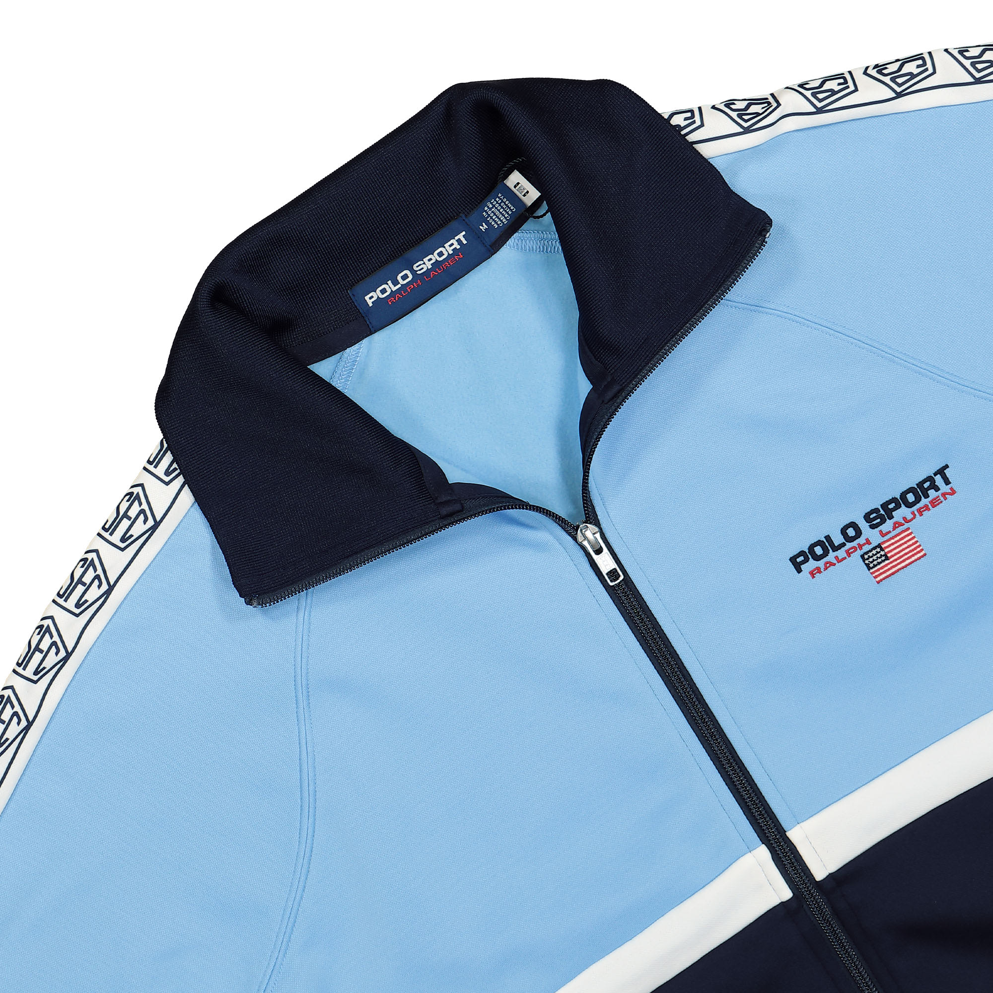 Polo Ralph Lauren Polo Sport Tricot Track Jacket Cruise Navy / Multi Track Jackets Close-up | Overkill
