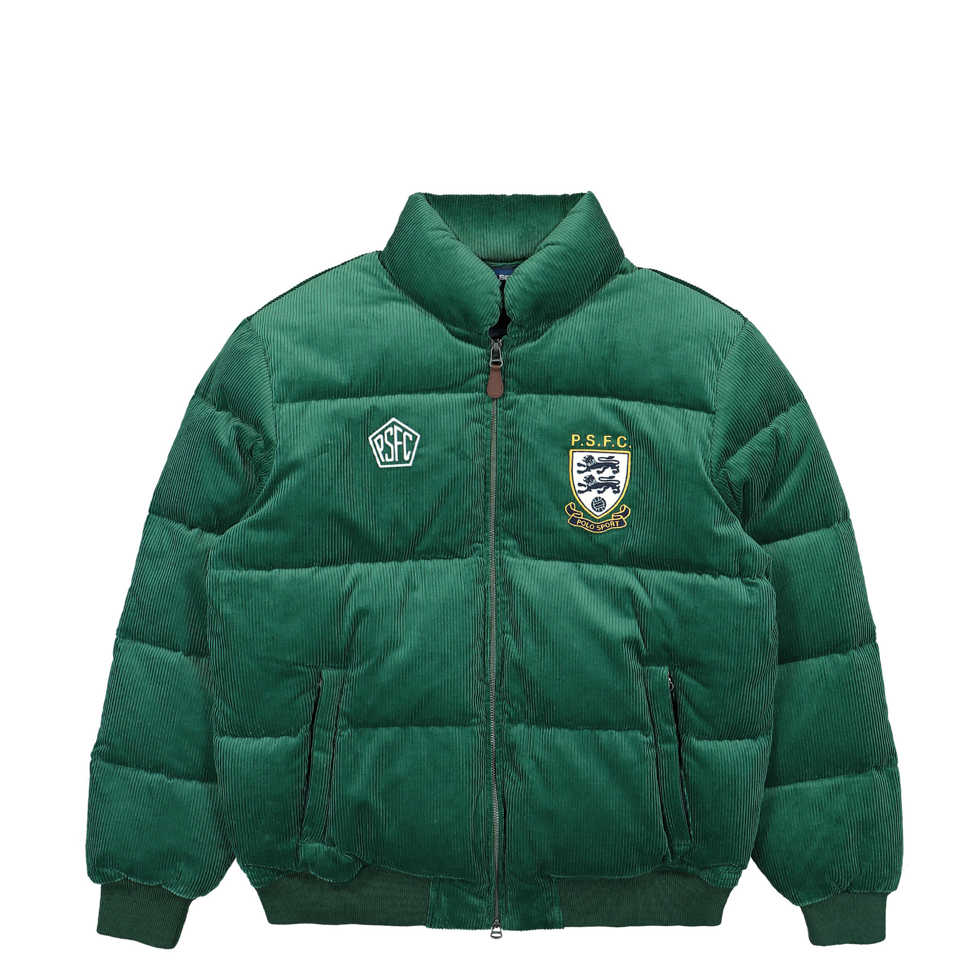 Polo Ralph Lauren Polo Sport Cord Puffer Insulated Bomber Kelly Green Bomber & Varsity Jackets 710918231001 | Overkill