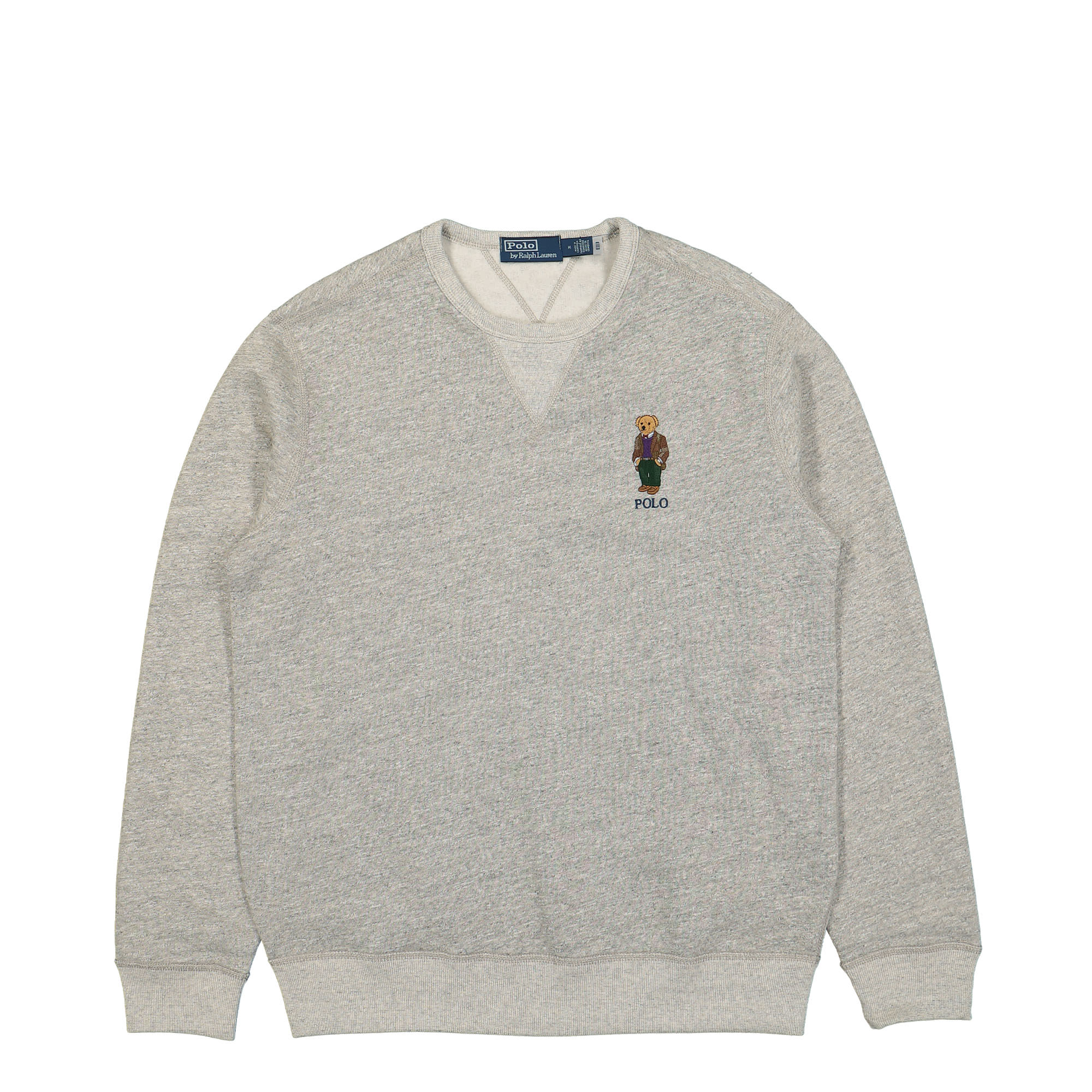 Polo Ralph Lauren Classics Long Sleeve Polo Bear Sweatshirt Heather Grey Sweatshirts 710920438001 | Overkill