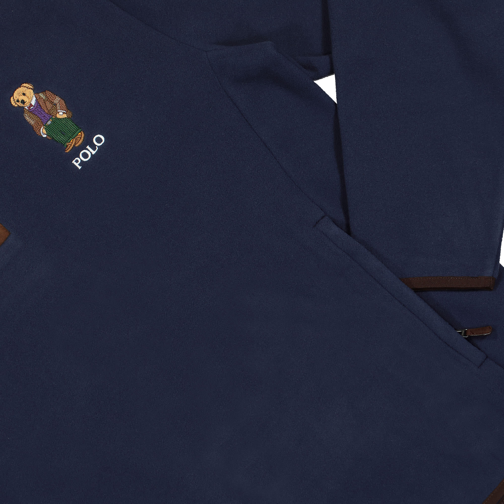 Polo Ralph Lauren Long Sleeve Polo Bear Fleece Sweatshirt Cruise Navy Sweatshirts Detailfoto | Overkill