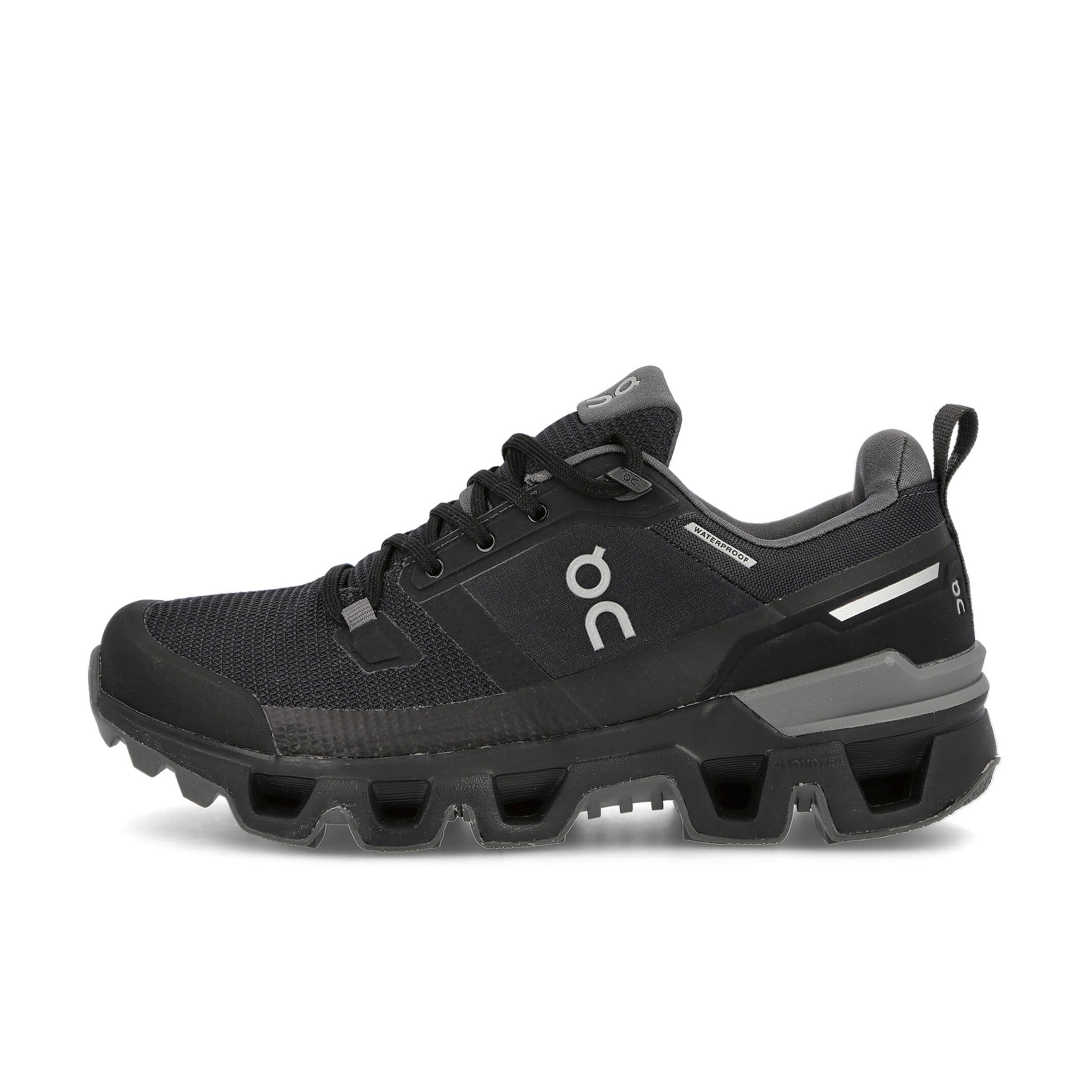 On Cloudwander Waterproof Black Low Top Sneakers 73.98602 | Overkill