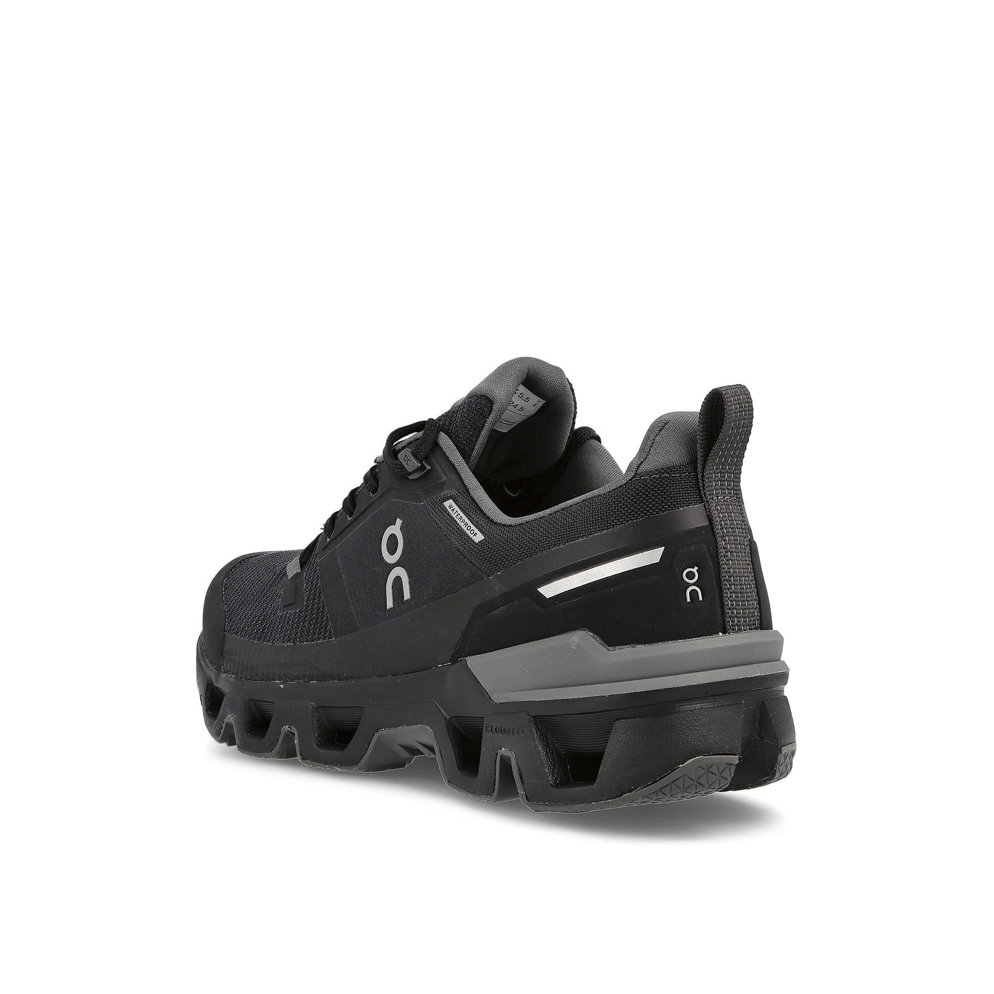 On Cloudwander Waterproof Black Low Top Sneakers Material | Overkill