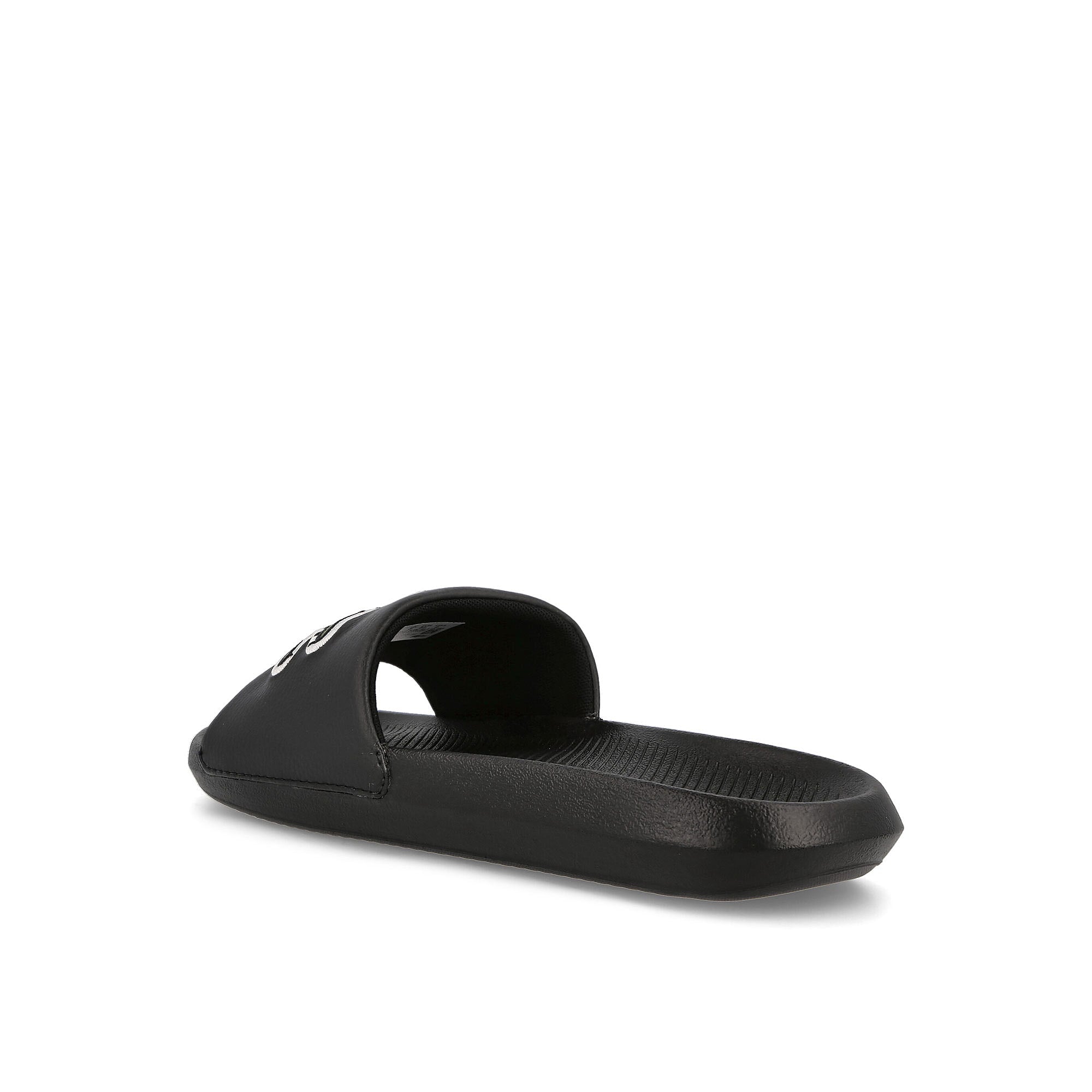 Lacoste croco slide Black-Green Slides, Sandals & Slippers Material | Overkill