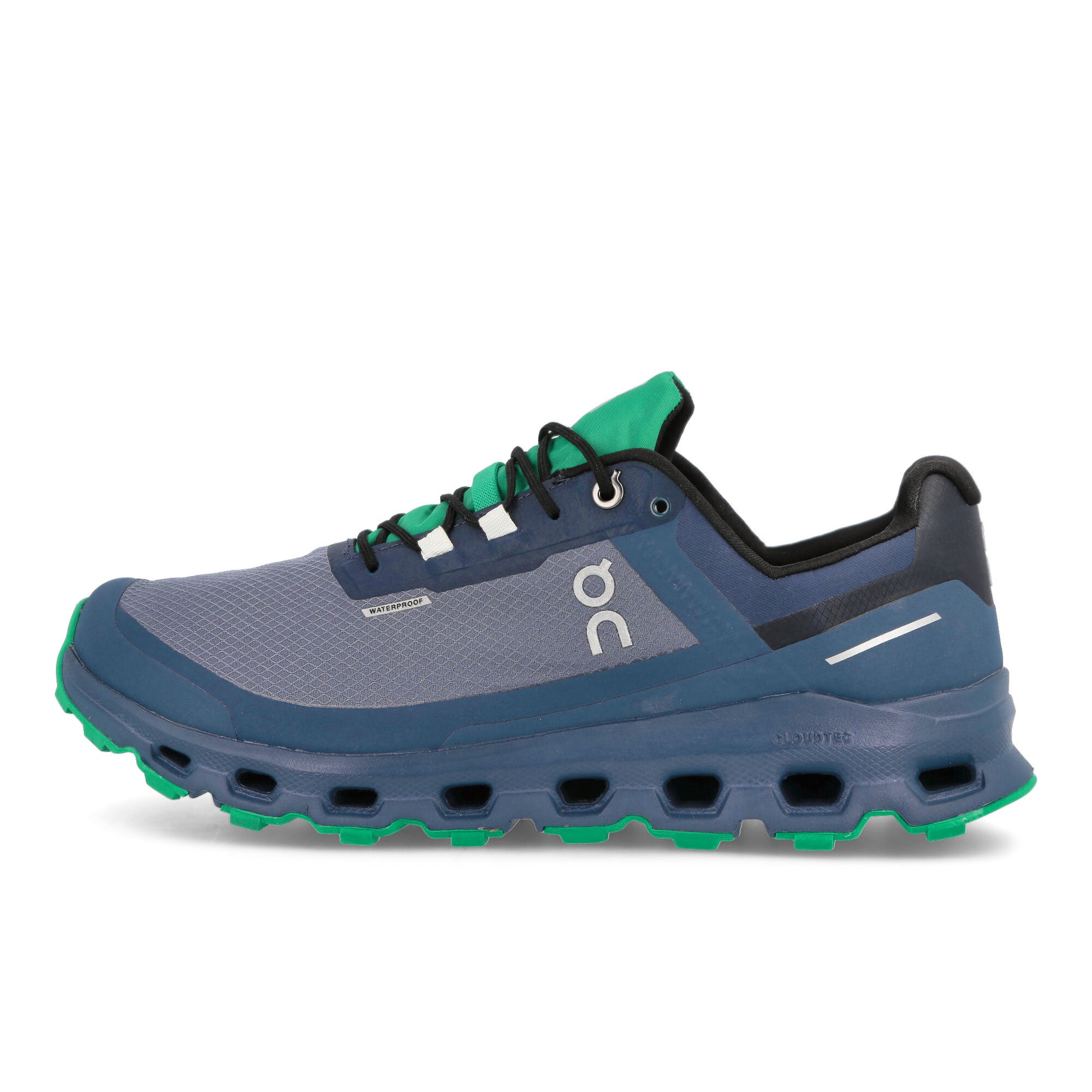 On Cloudvista Waterproof Metal / Denim Low Top Sneakers 74.98277 | Overkill