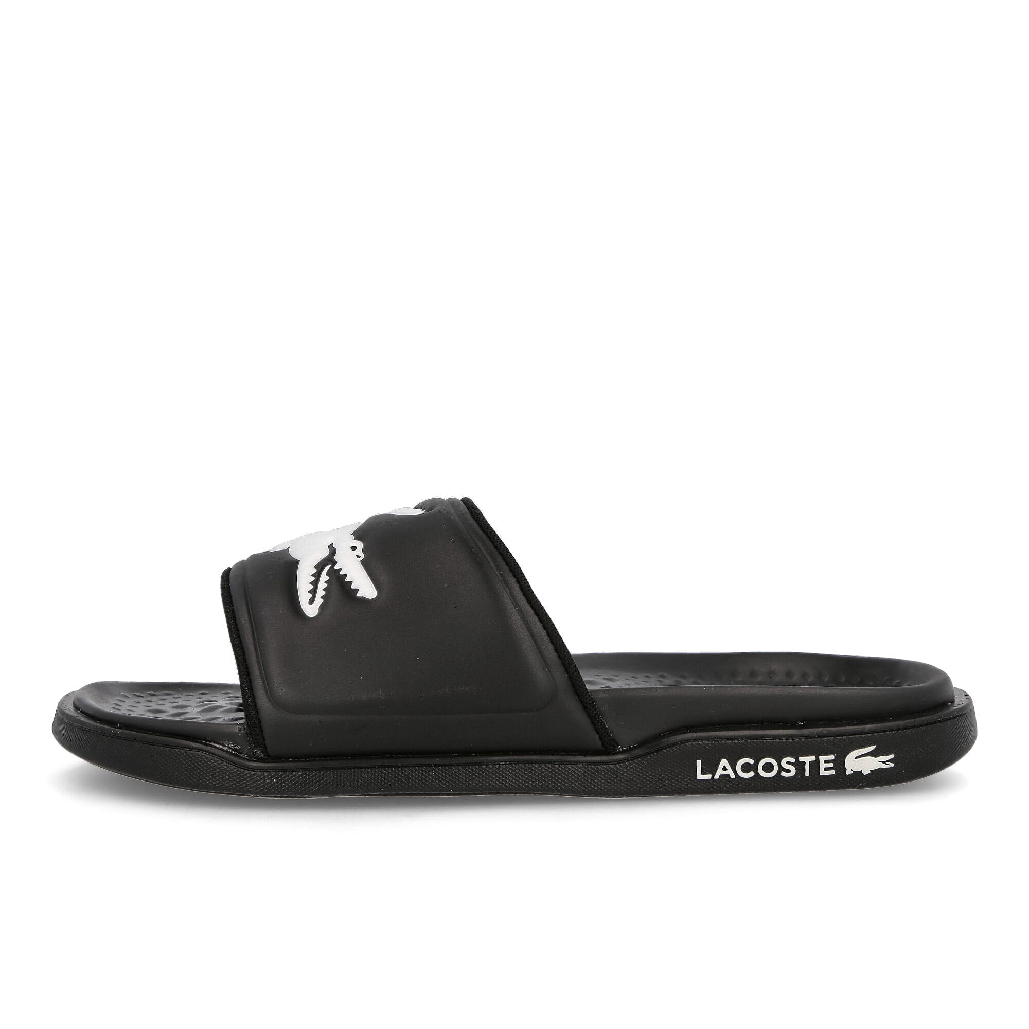 Lacoste croco dualiste Black Slides, Sandals & Slippers 7-43CMA0020312 | Overkill