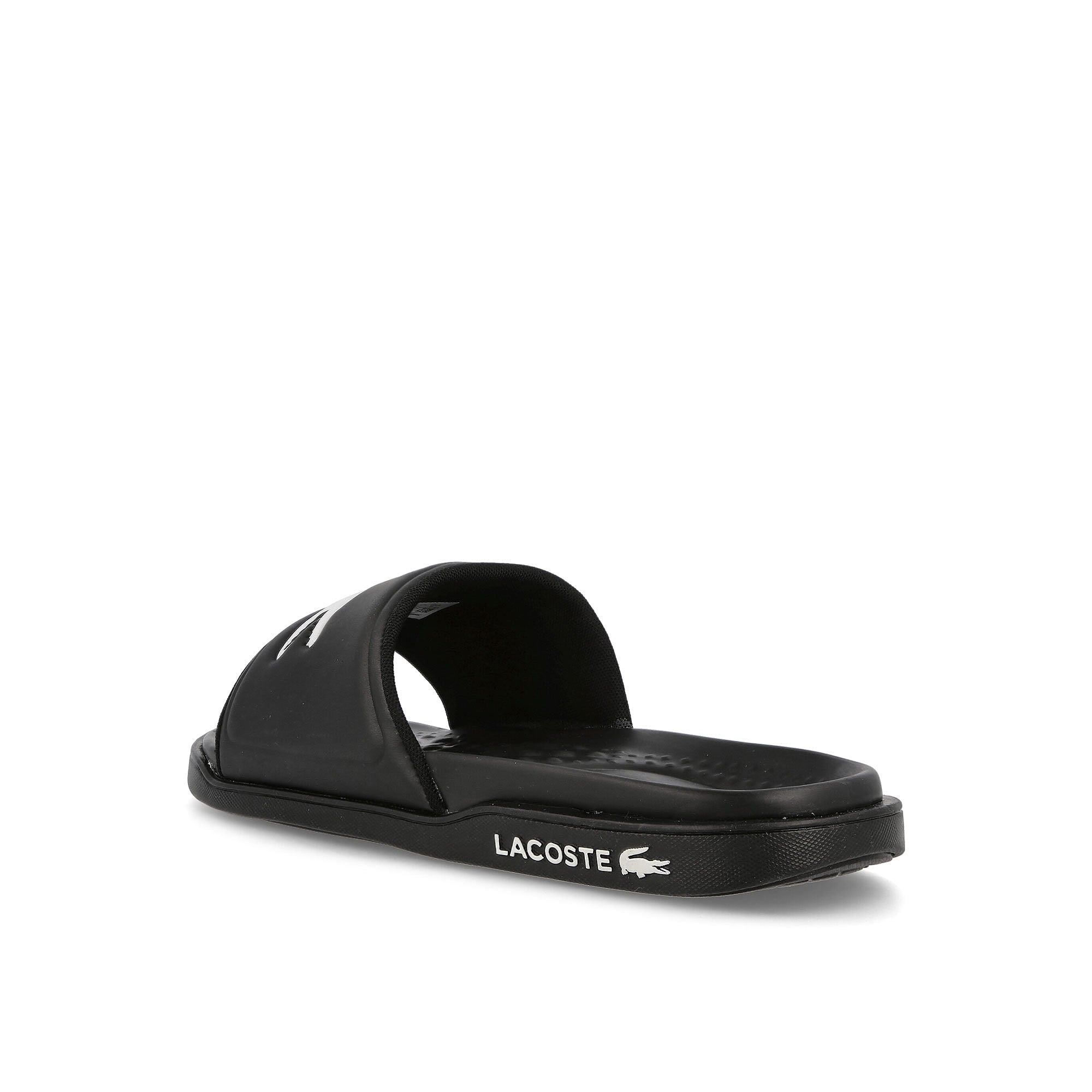 Lacoste croco dualiste Black Slides, Sandals & Slippers Material | Overkill