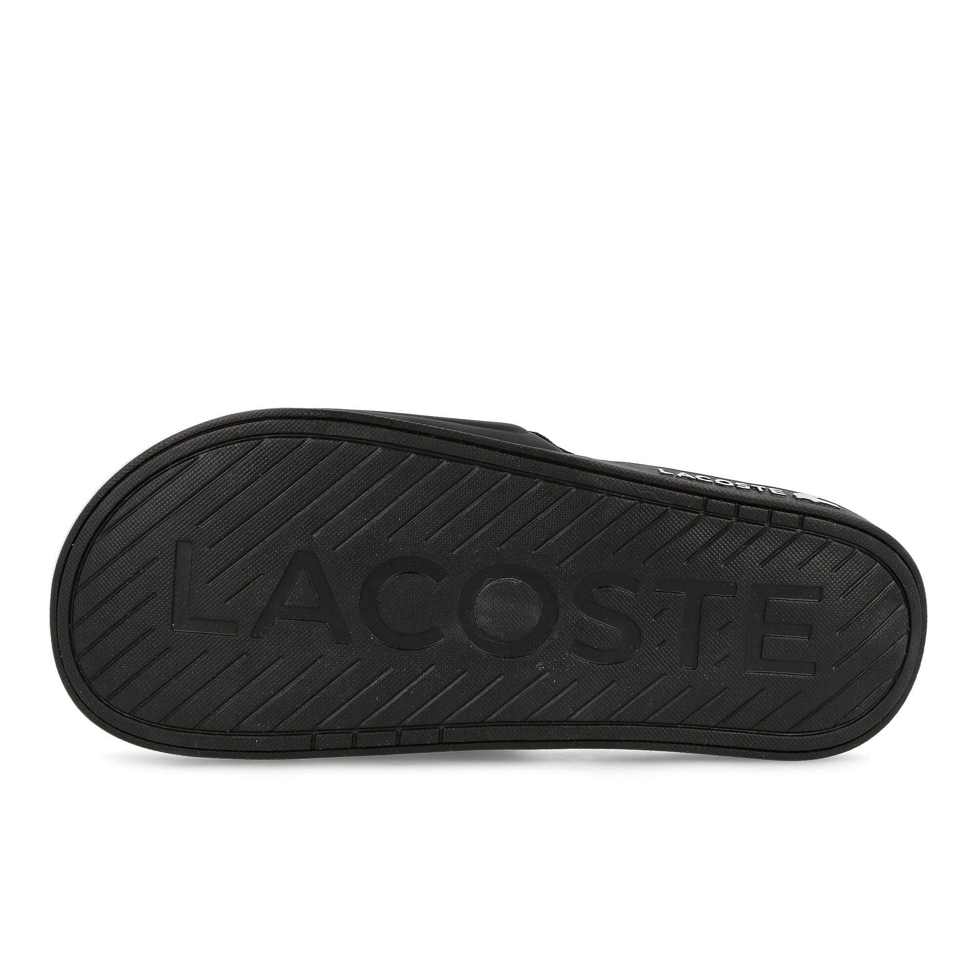 Lacoste croco dualiste Black Slides, Sandals & Slippers Detail View 1 | Overkill