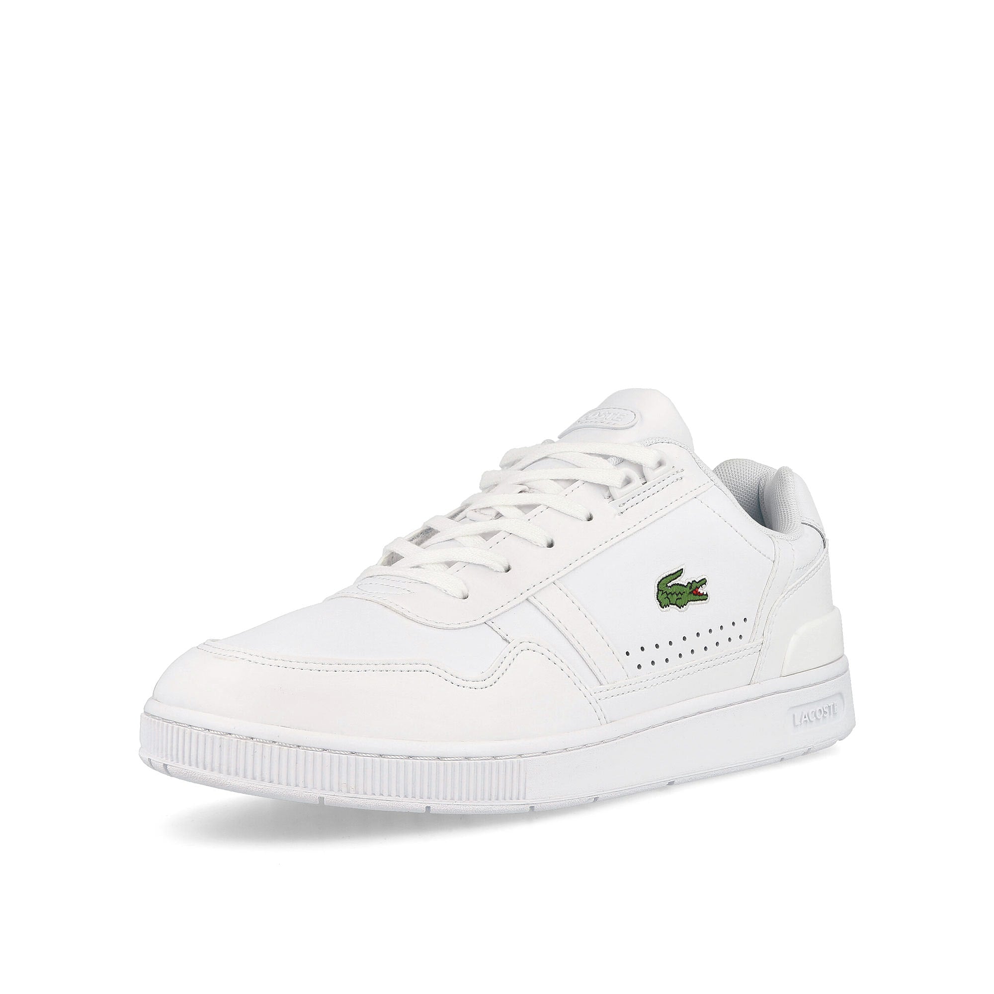 Lacoste t-clip 0722 1 sma White Low Top Sneakers Close Up | Overkill
