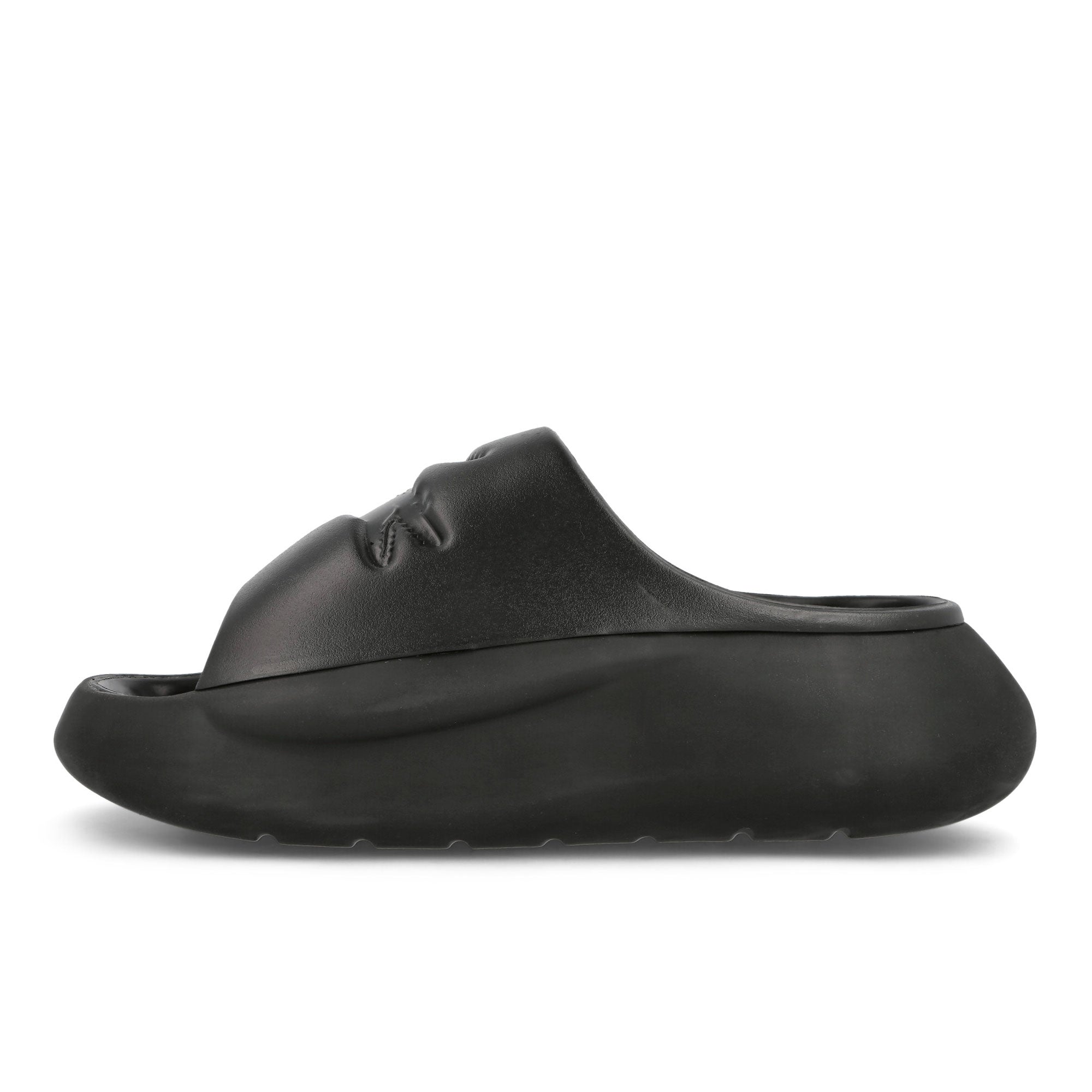 Lacoste Serve Slide 3.0 123 1 CMA Black-Black Slides, Sandals & Slippers 745CMA000402H | Overkill