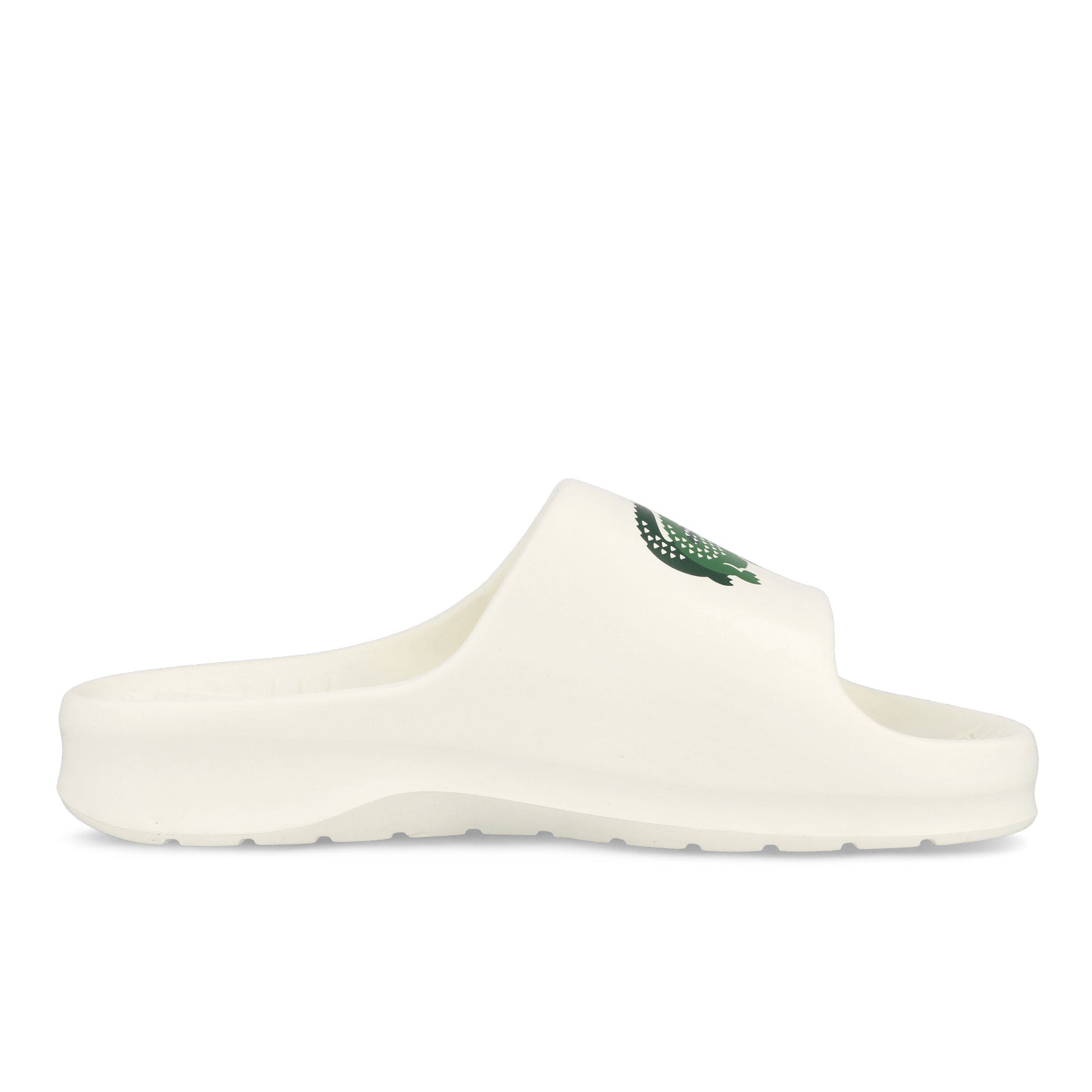 Lacoste Serve Slide 2.0 Off White-Green Slides, Sandals & Slippers Silhouette | Overkill