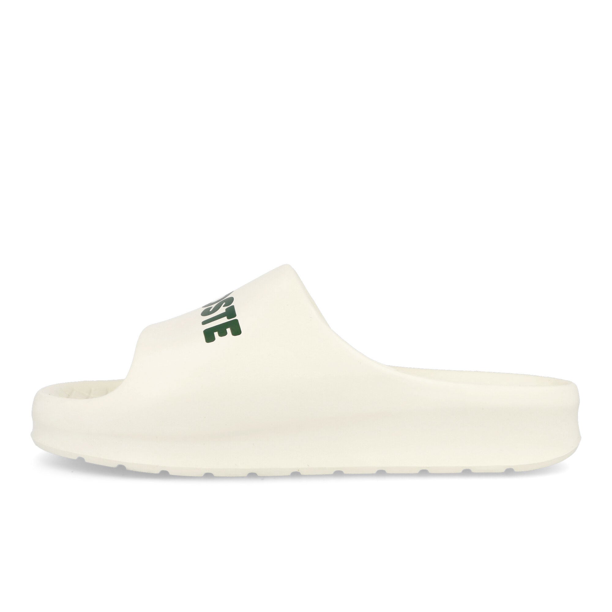 Lacoste Serve Slide 2.0 123 2 CMA Off White-Green Slides, Sandals & Slippers Silhouette | Overkill