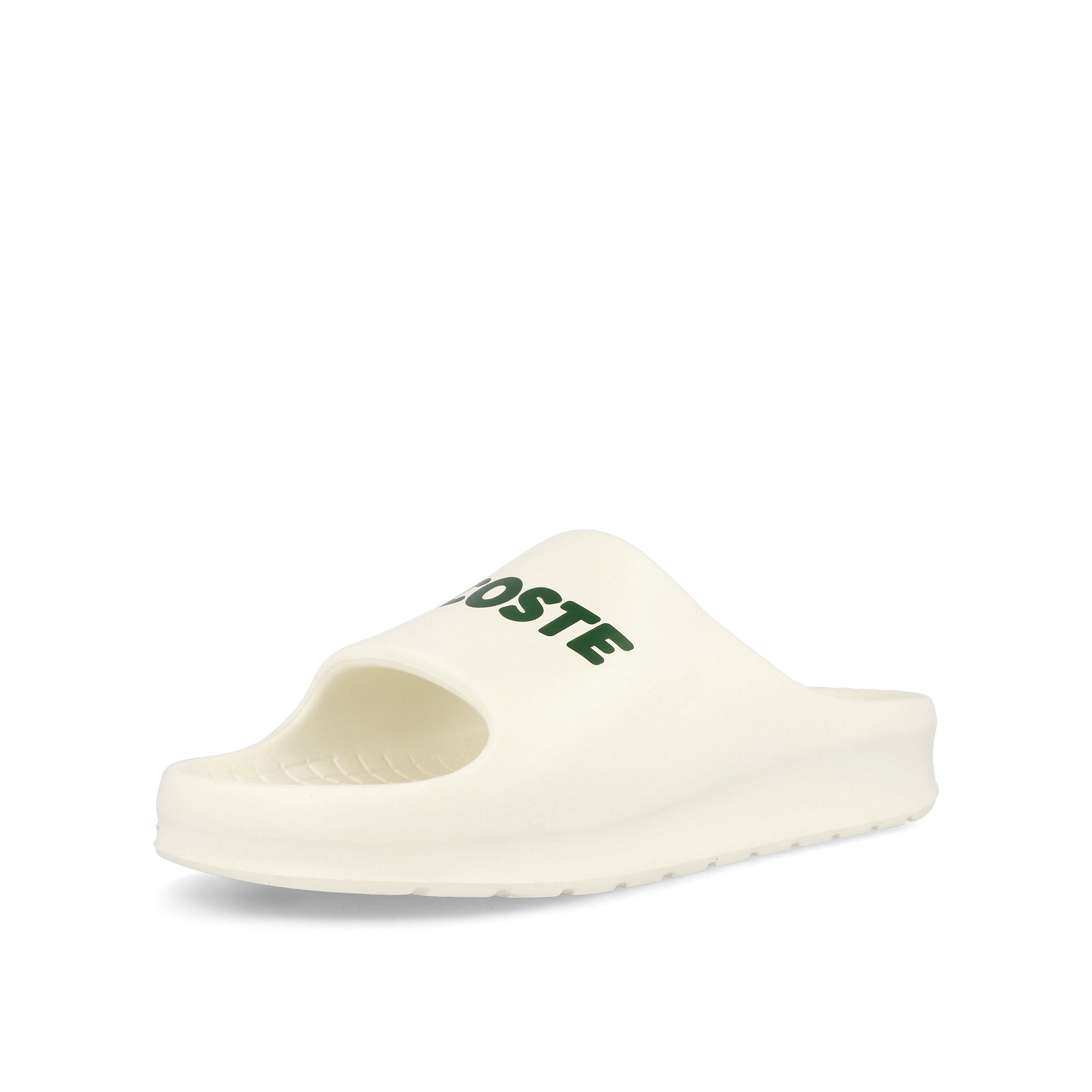 Lacoste Serve Slide 2.0 123 2 CMA Off White-Green Slides, Sandals & Slippers Detailfoto | Overkill