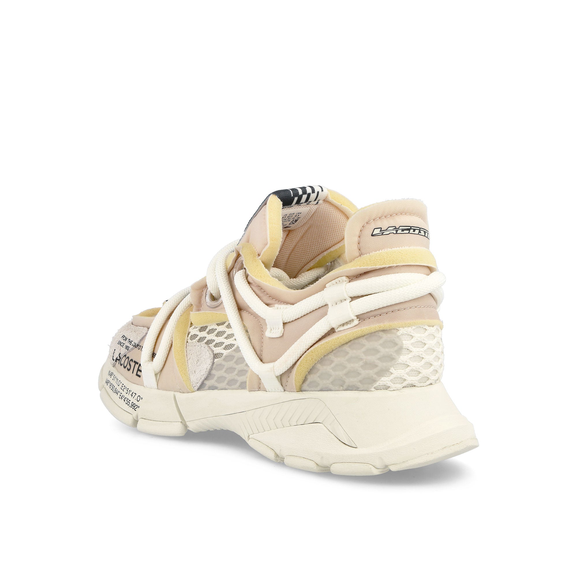 Lacoste L003 Active RWY 123 1 SMA Off White Low Top Sneakers Material | Overkill