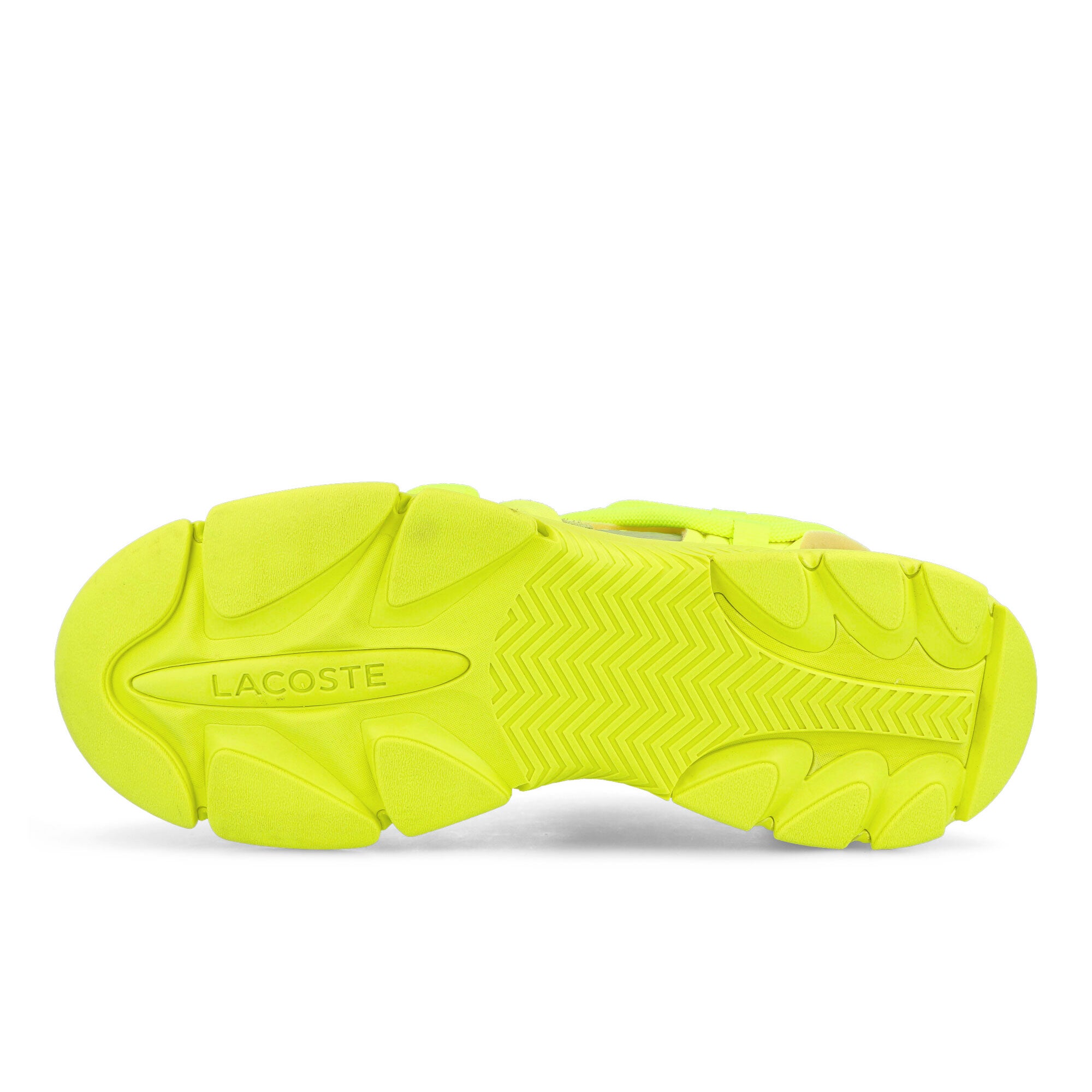 Lacoste L003 Active RWY 123 1 SMA Yellow Low Top Sneakers Detail View 1 | Overkill