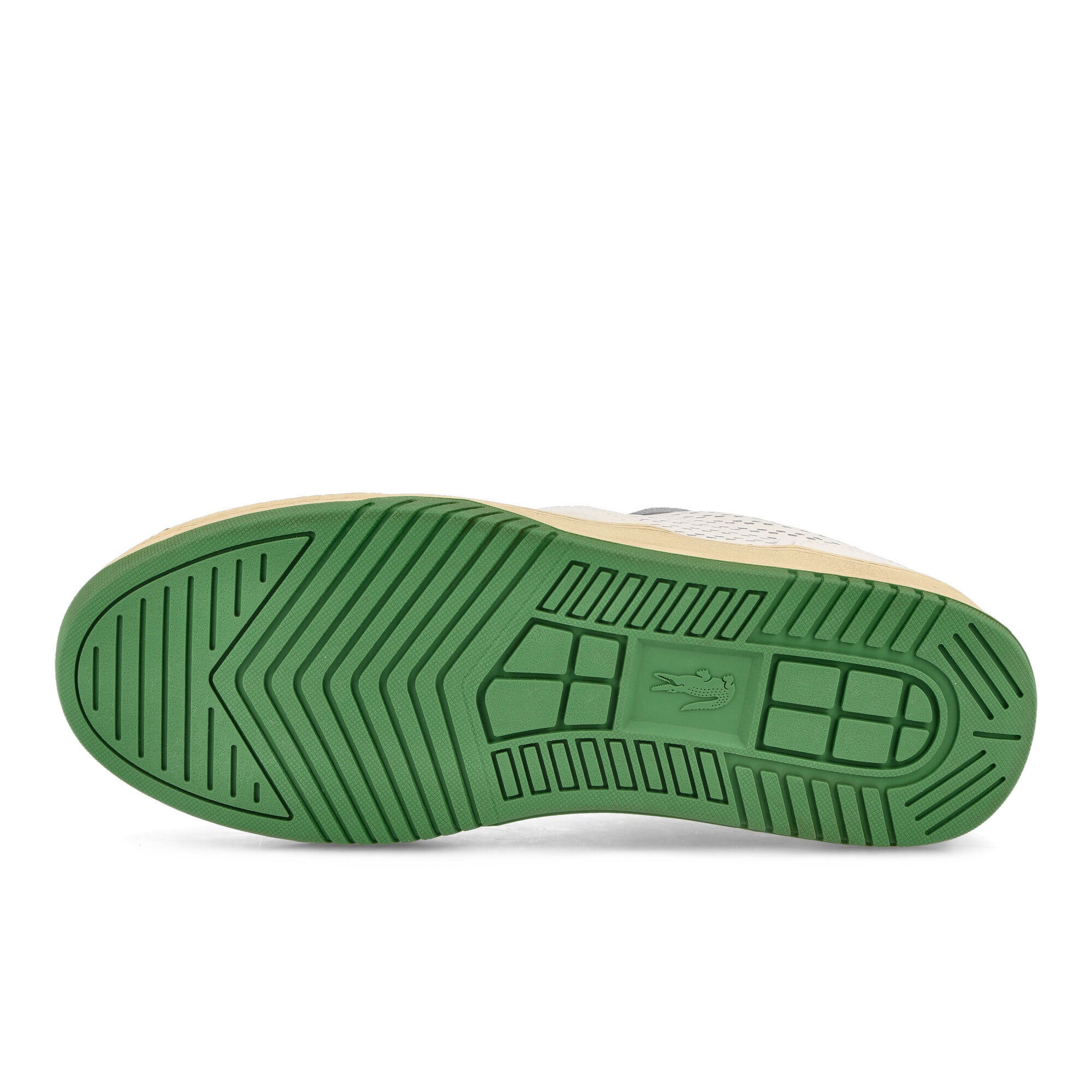 Lacoste L001 123 3 SMA White-Green Low Top Sneakers Detail View 1 | Overkill