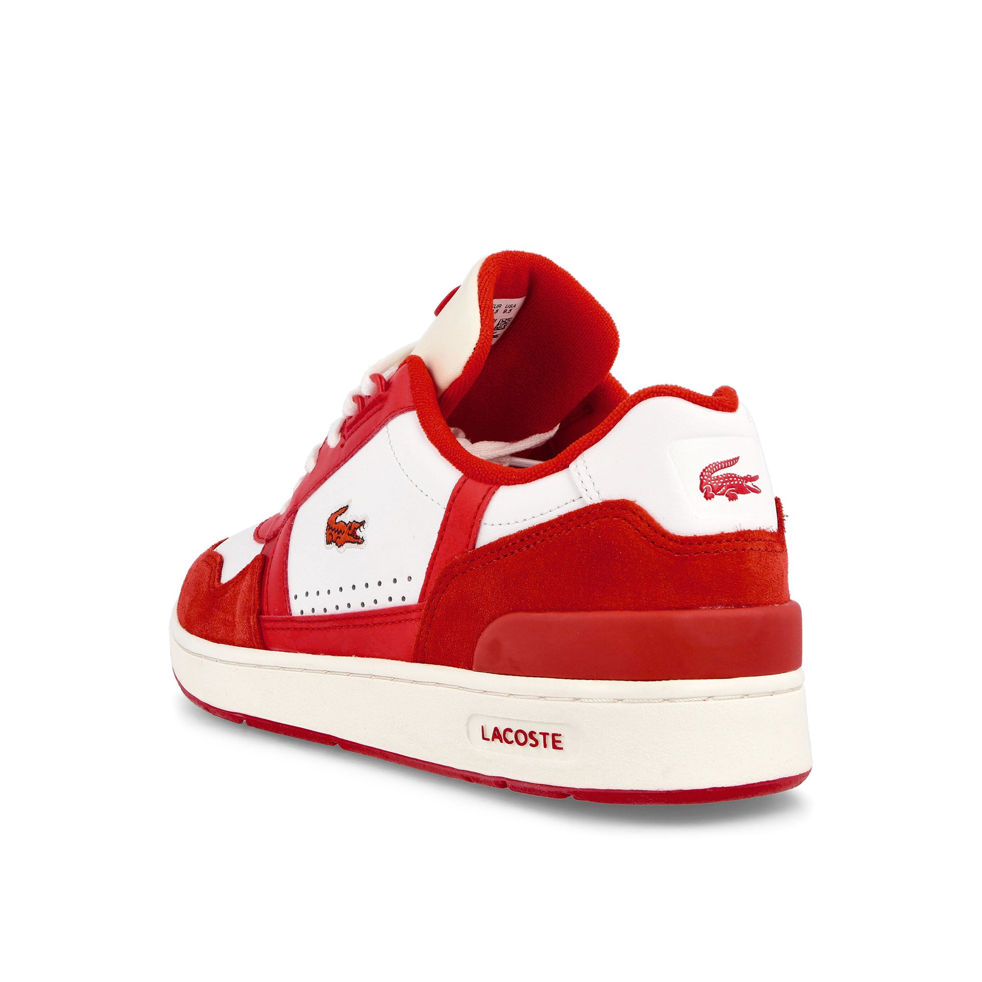 Lacoste T-Clip 123 5 SMA White-Red Low Top Sneakers Material | Overkill
