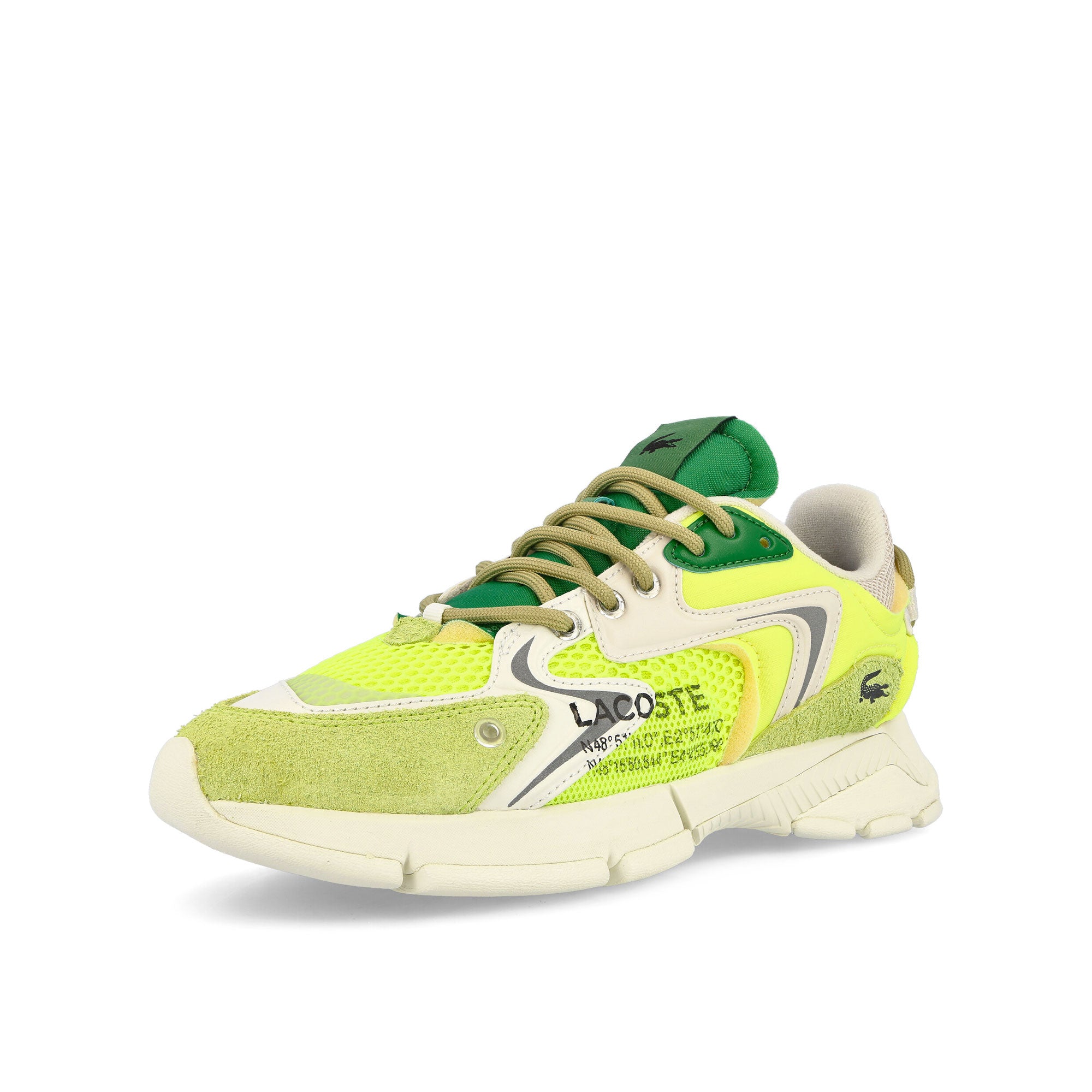 Lacoste L003 Neo 123 1 SMA Neo-Sari Low Top Sneakers Close Up | Overkill