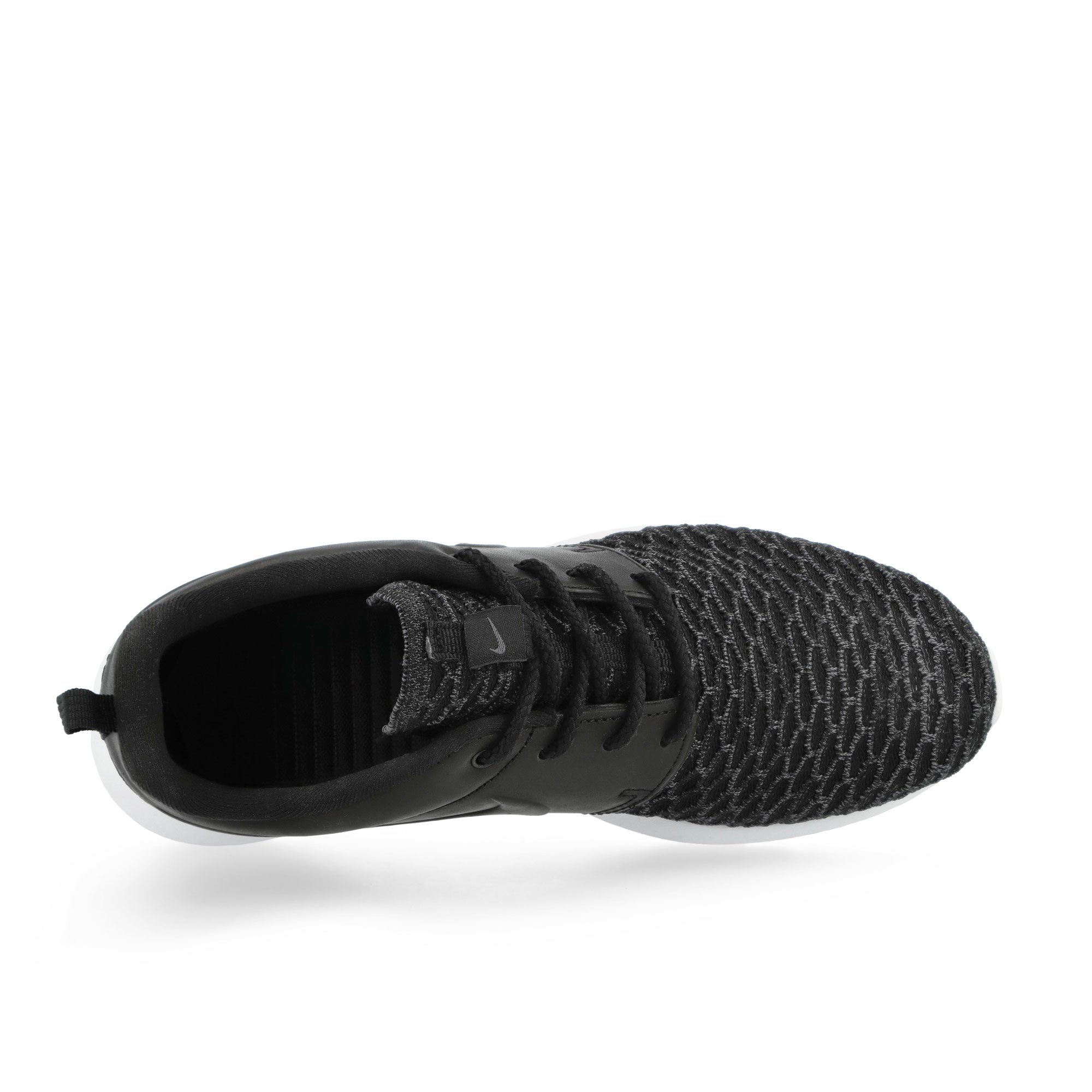 Nike Roshe NM Flyknit Premium Black / Black - Dark Grey - White Sneaker 746825 001 Detailfoto | Overkill