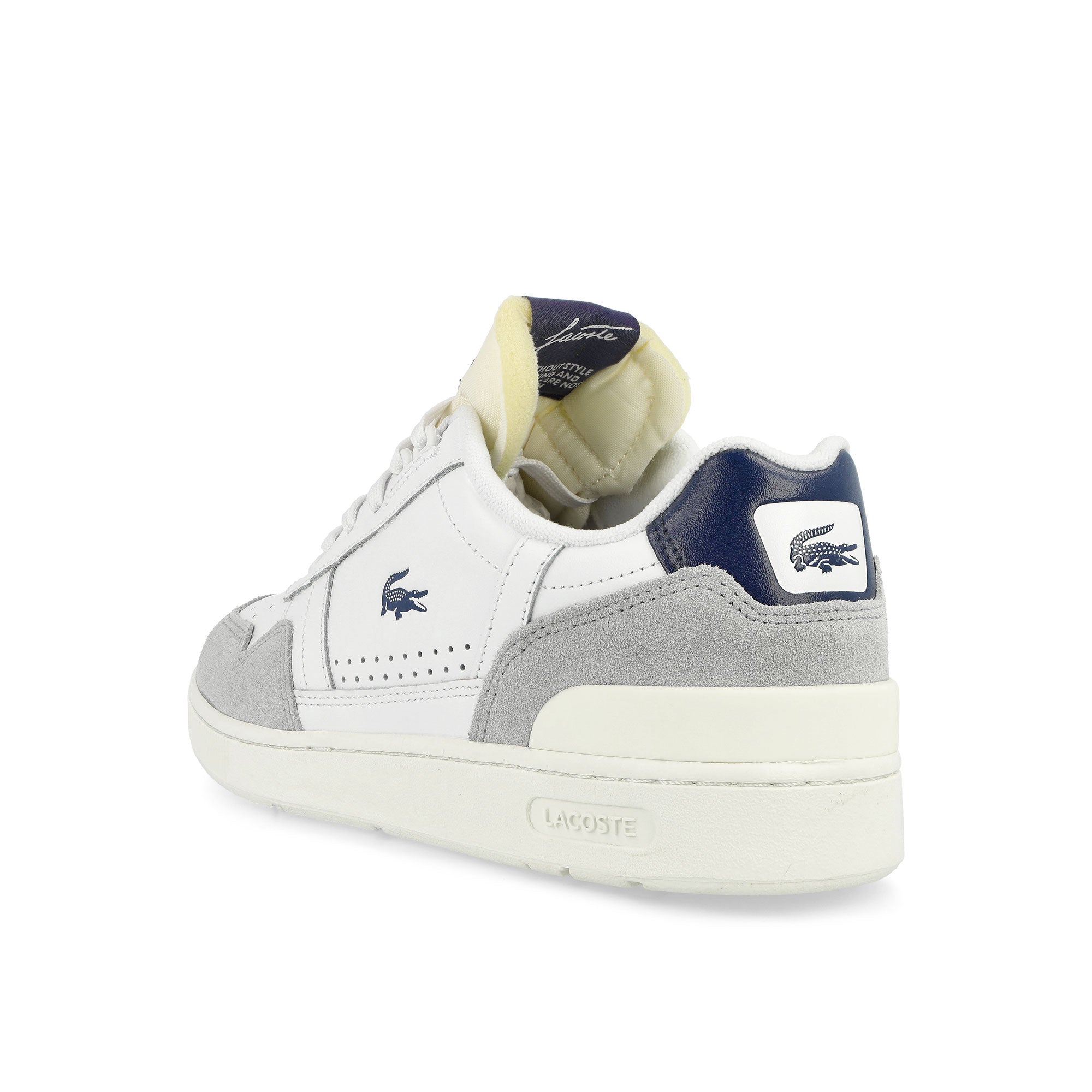Lacoste T-Clip 223 5 SMA White-Navy Low Top Sneakers Material | Overkill