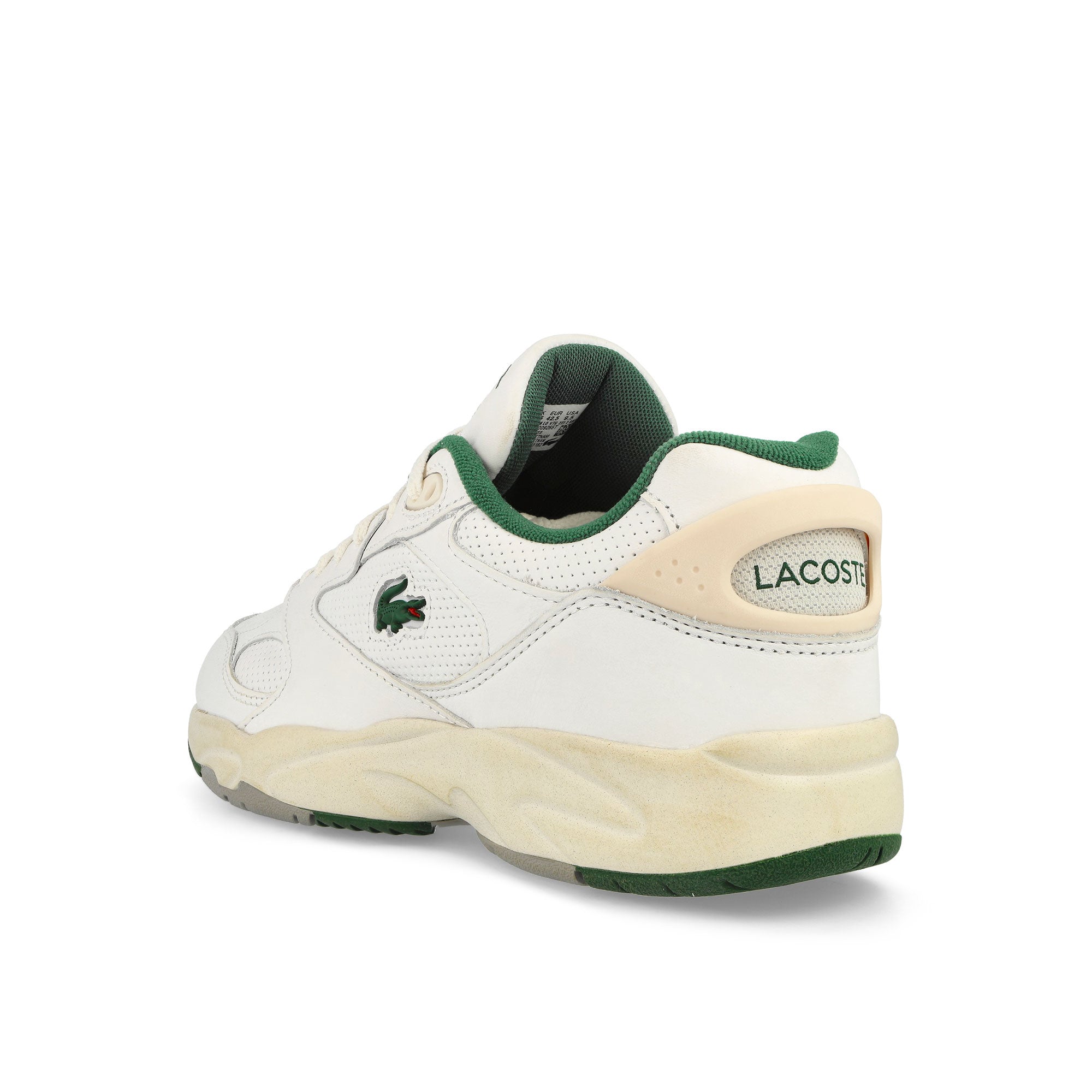 Lacoste Storm 96 Lo VTG 223 2 SMA White-Off White Low Top Sneakers Material | Overkill