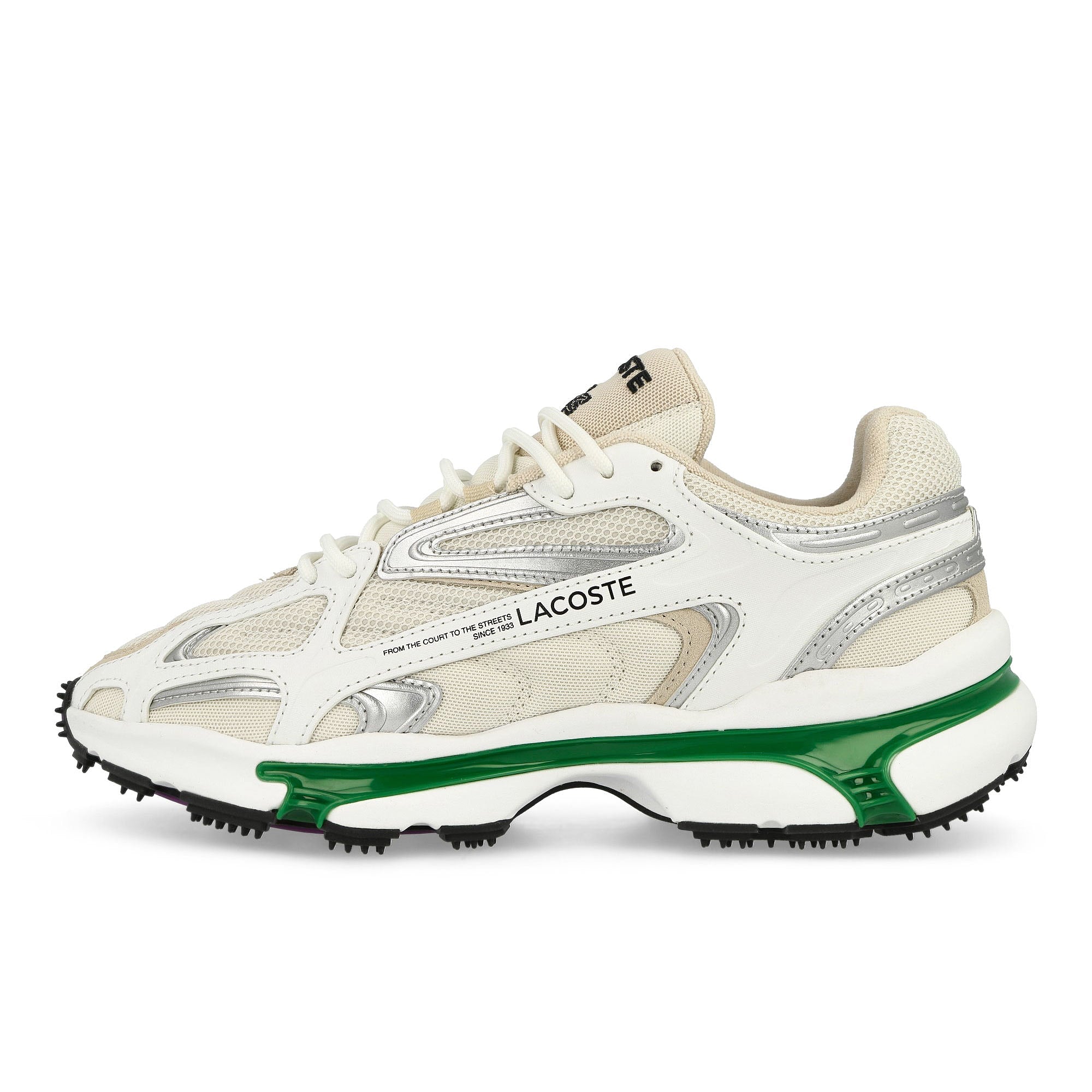 Lacoste L003 2K24 124 1 SMA White / Green Low Top Sneakers 747SMA0013082 | Overkill