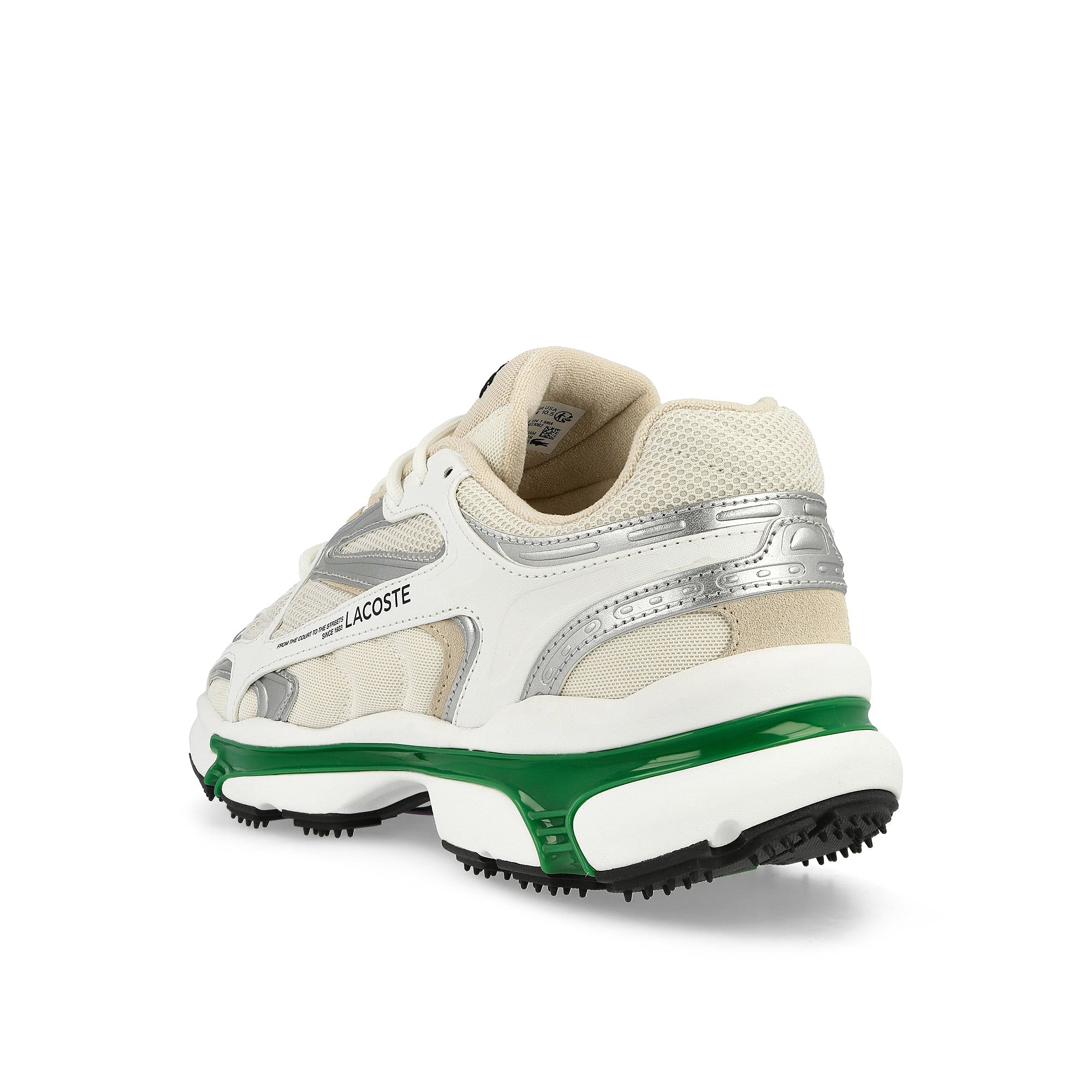 Lacoste L003 2K24 124 1 SMA White / Green Low Top Sneakers Material | Overkill