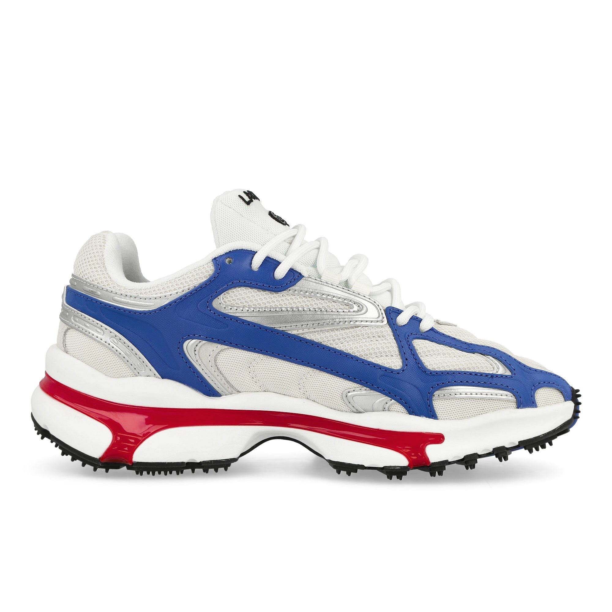 Lacoste L003 2K24 124 1 SMA White / Red / Blue Low Top Sneakers Silhouette | Overkill