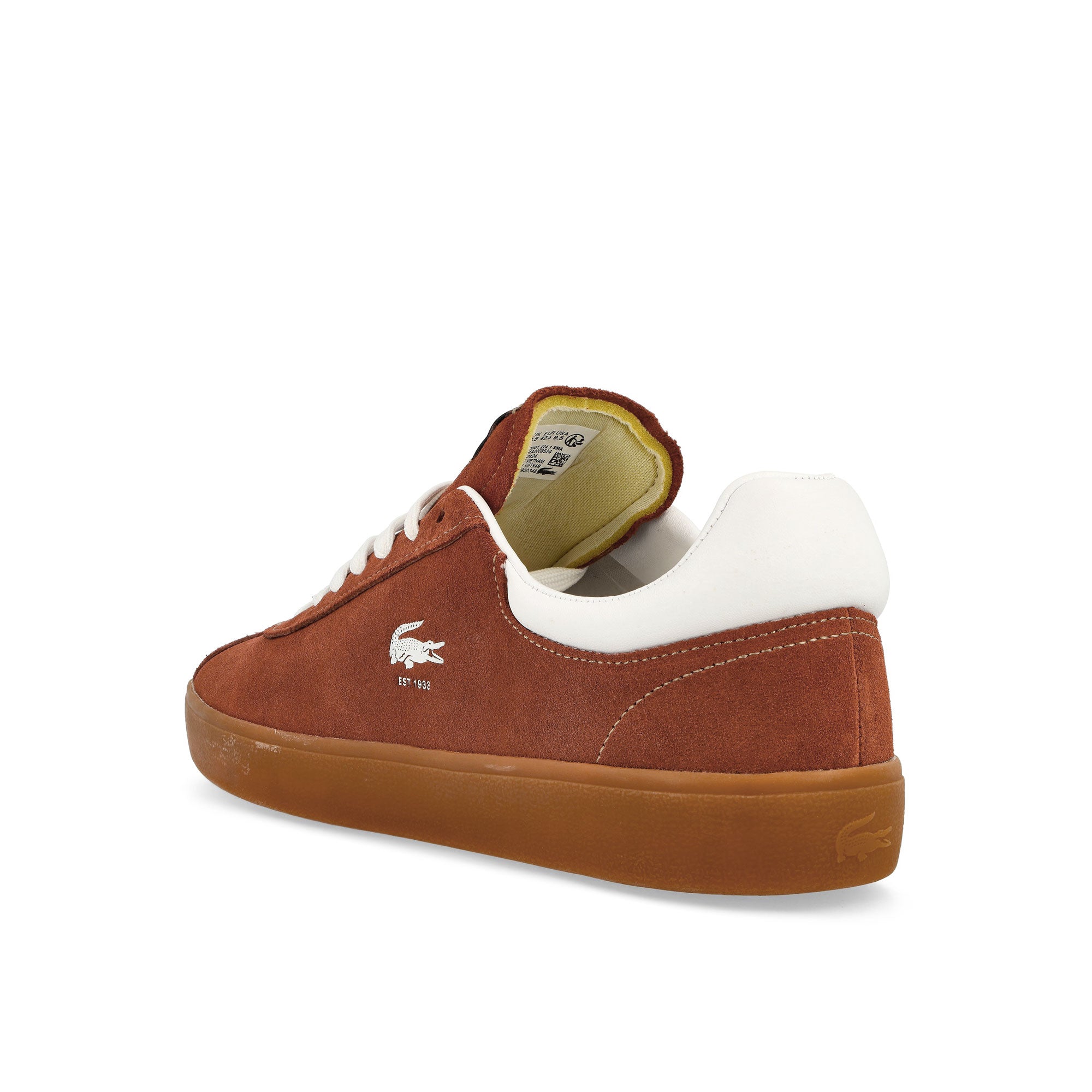 Lacoste BaseShot 224 1 SMA Brown / Gum Low Top Sneakers Material | Overkill