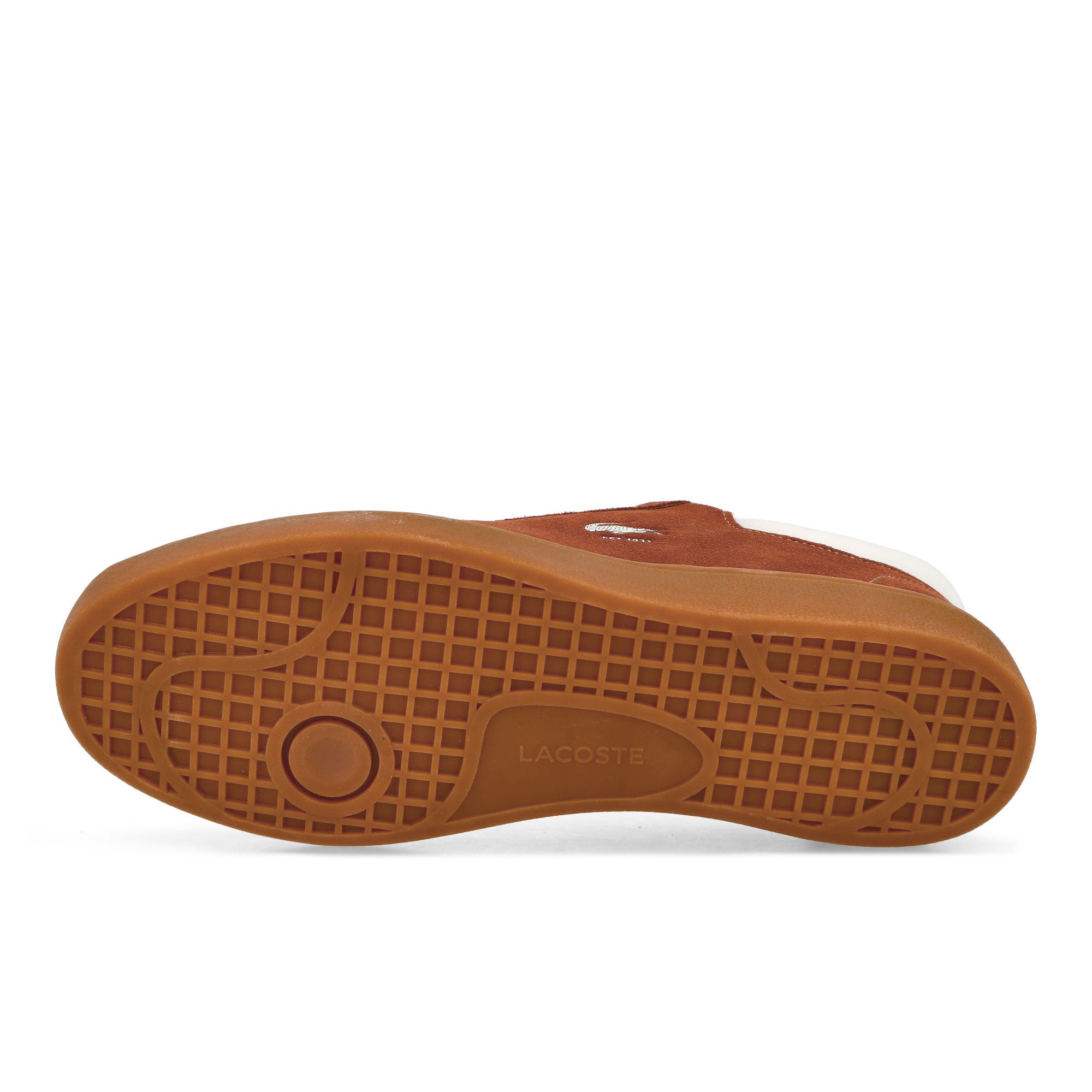 Lacoste BaseShot 224 1 SMA Brown / Gum Low Top Sneakers Detail View 1 | Overkill