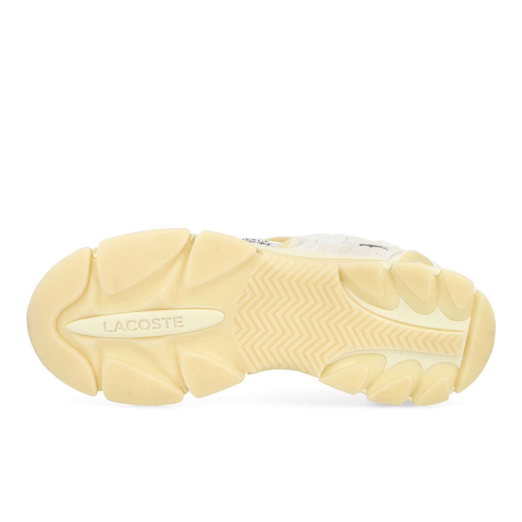 Lacoste L003 NEO 224 3 SMA White / Light Yellow Low Top Sneakers Detail View 1 | Overkill