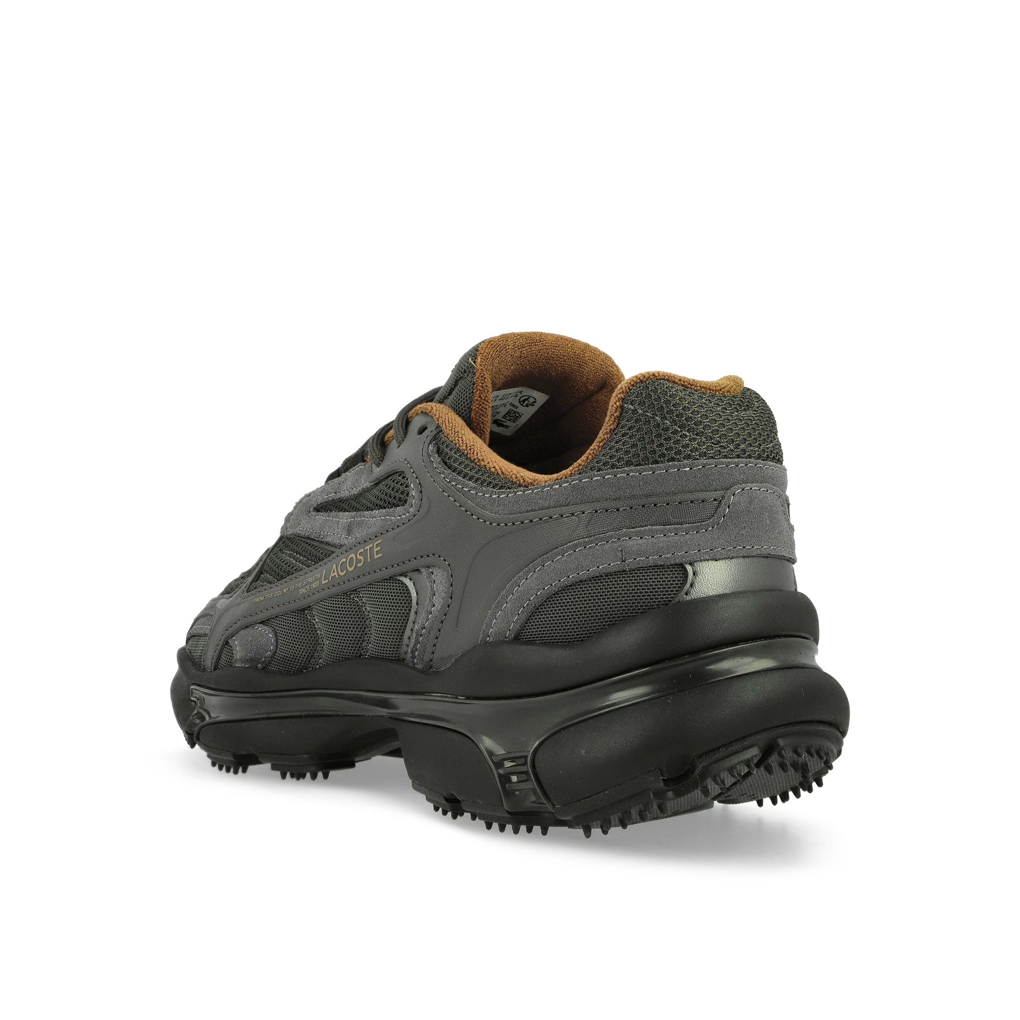 Lacoste L003 2K24 224 2 SMA Dark Grey / Black Low Top Sneakers Material | Overkill