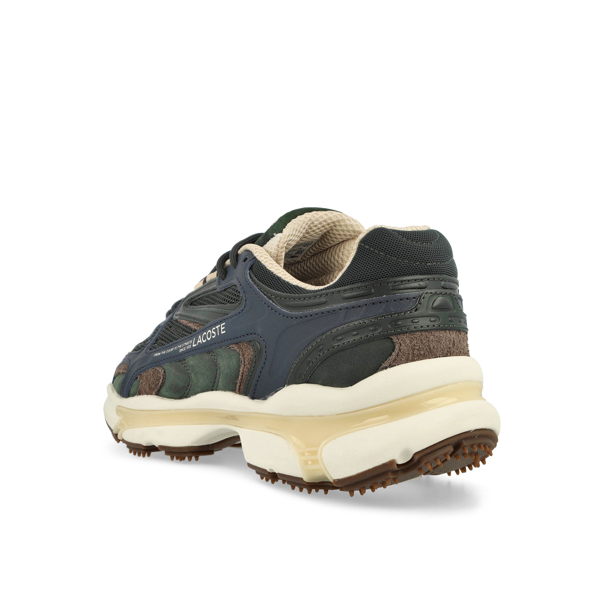 Lacoste L003 2K24 224 3 SMA Dark Green / Gum Low Top Sneakers Material | Overkill