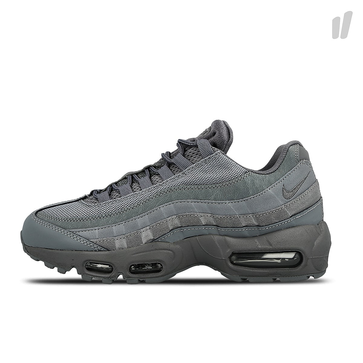 Nike air max 95 essential Cool Grey-Cool Grey - Cool Grey Low Top Sneakers 749766 012 | Overkill