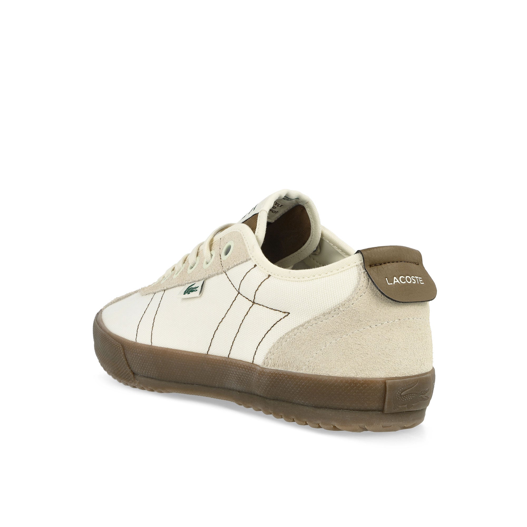 Lacoste Backslam 125 2 CMA Off White / Dark Gum Low Top Sneakers Material | Overkill