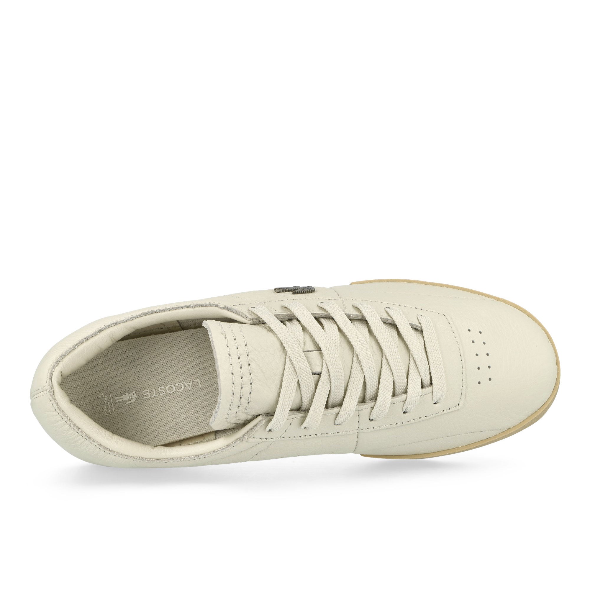 Lacoste Aura 225 3 SMA Off White / Light Brown Low Top Sneakers 750SMA01562R2 Detailfoto | Overkill