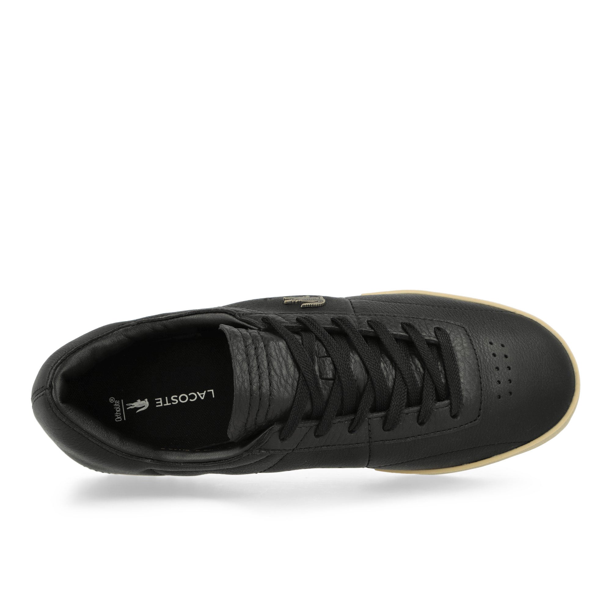 Lacoste Aura 225 3 SMA Black / Light Brown Low Top Sneakers 750SMA0156CA1 Detailfoto | Overkill