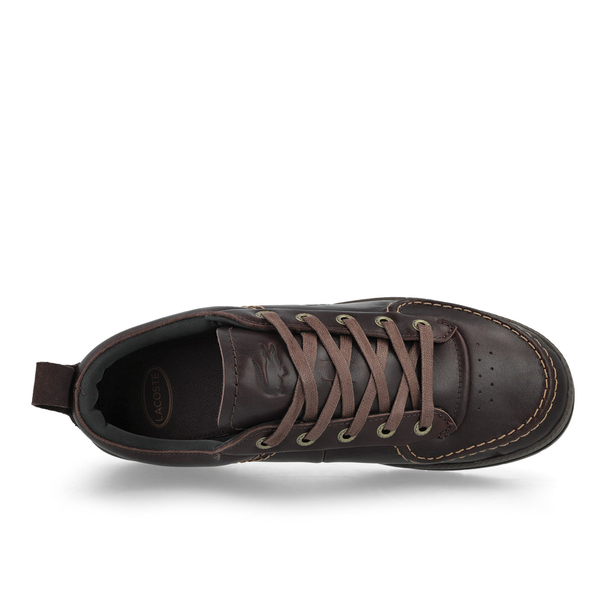 Lacoste Umpire 226 2 SMA Dark Brown / Dark Gum Low Top Sneakers 752SMA0054AQ5 Detailfoto | Overkill