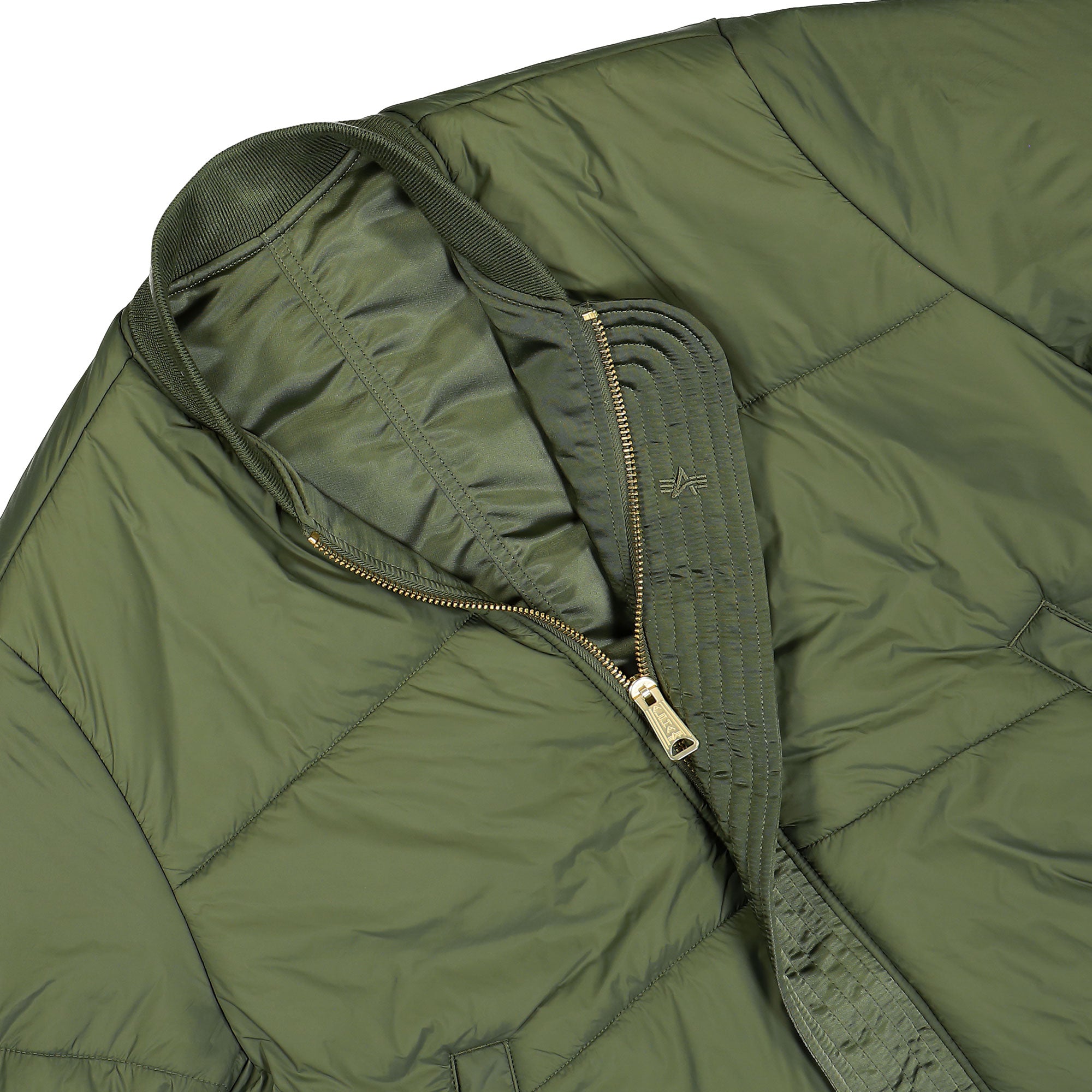 Alpha Industries MA-1 3M Flight Jacket Sage Green Bomber & Varsity Jackets Detail view 4 | Overkill
