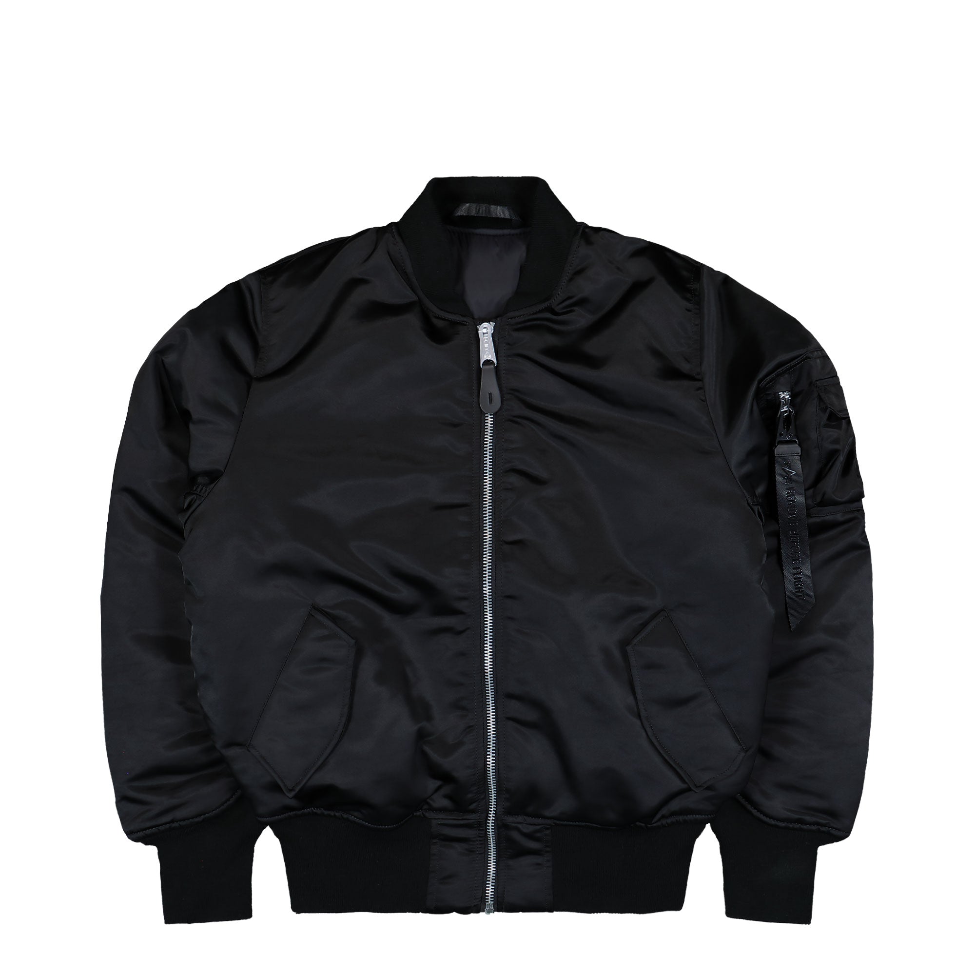 Alpha Industries MA-1 Base Flight Jacket Black Bomber Jacket 756111-03 | Overkill